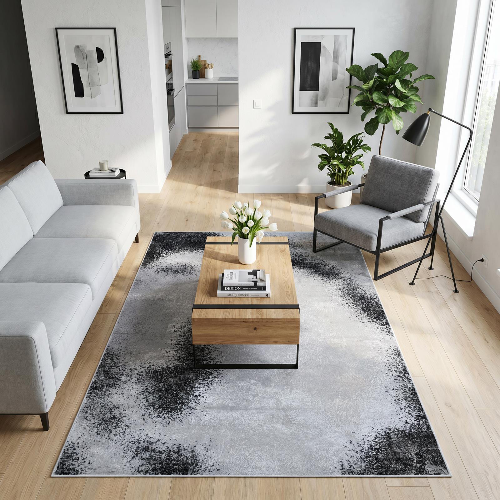 Selena SL03 Light Gray Area Rug