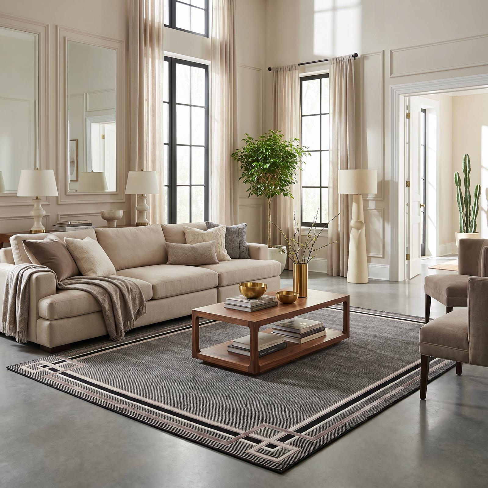 Selena SL02 Gray Area Rug