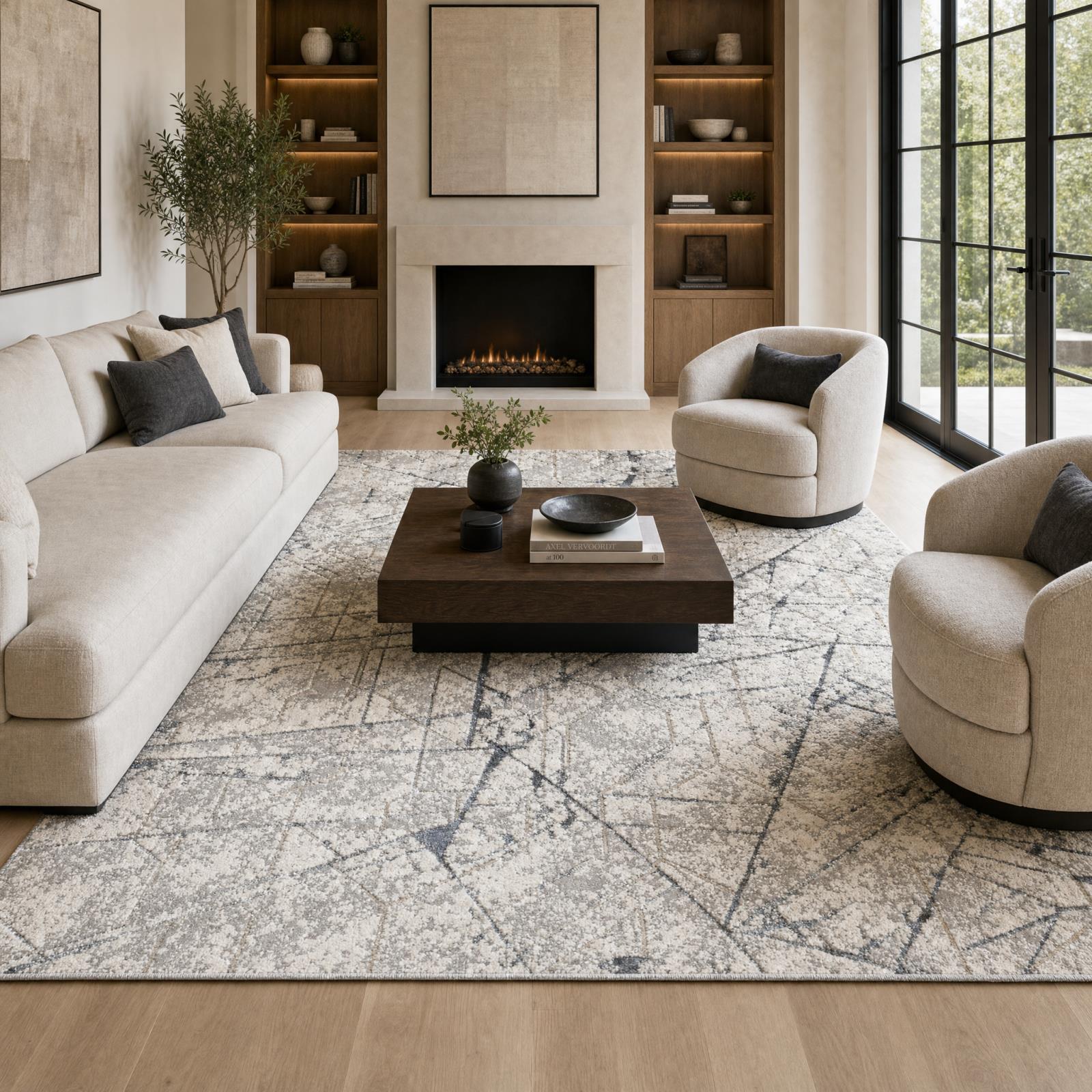 Liam LM06 Cream Area Rug