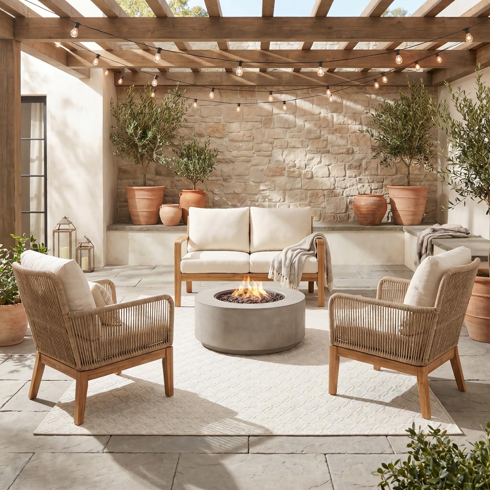 Bali BL03 Ivory Indoor/Outdoor Rug