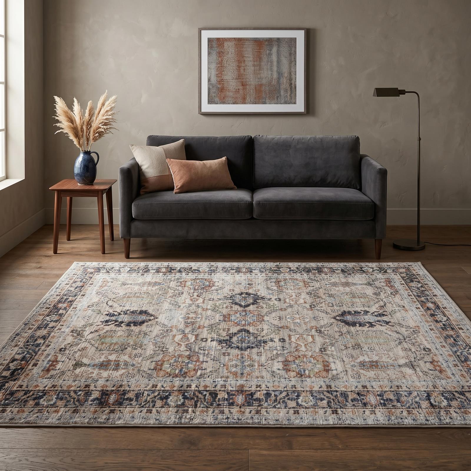 Aura Luxe AU03 Ivory Area Rug — view 2