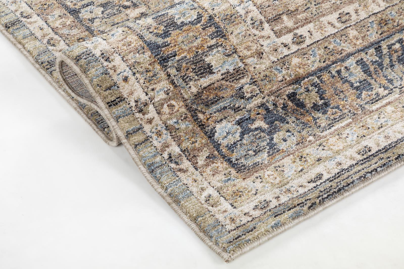 Roma RM01 Dark Green Area Rug — view 5