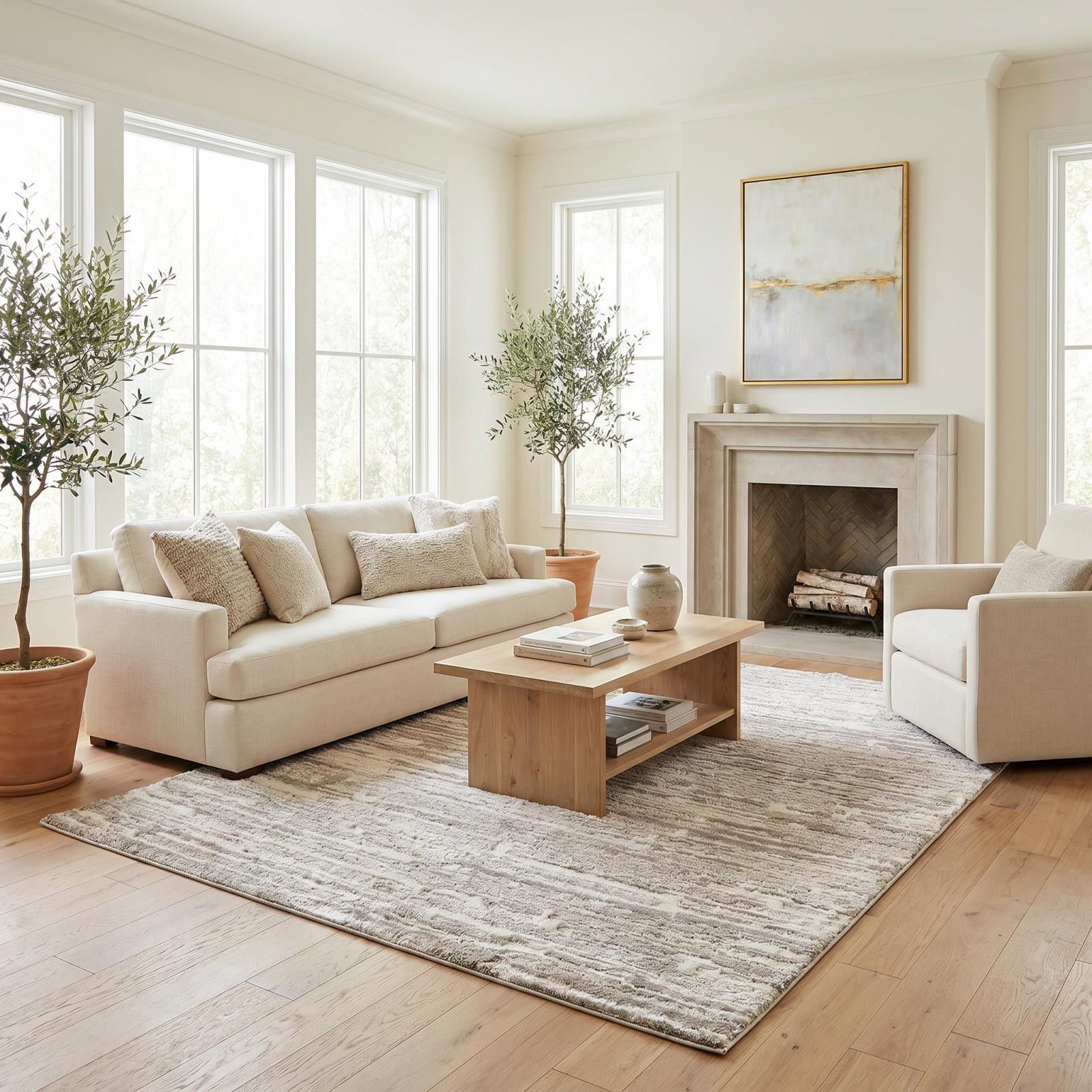 Tike TI01 Gray Area Rug