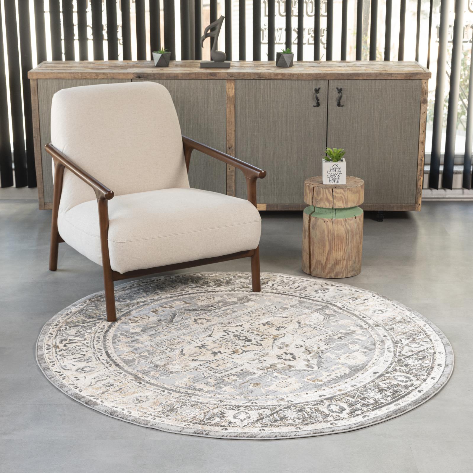 Bowman BM07 Ivory Area Rug — view 8