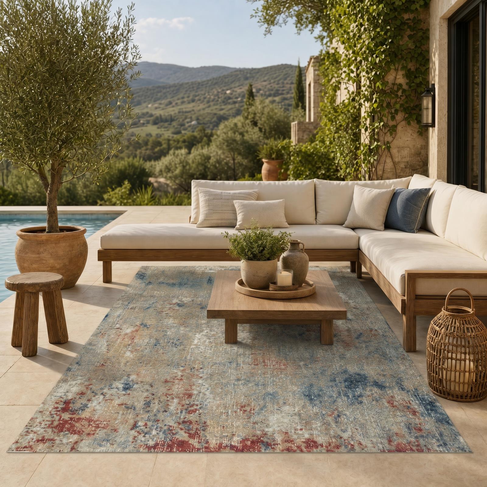 Trellis TL07 Multicolor Indoor/Outdoor Rug