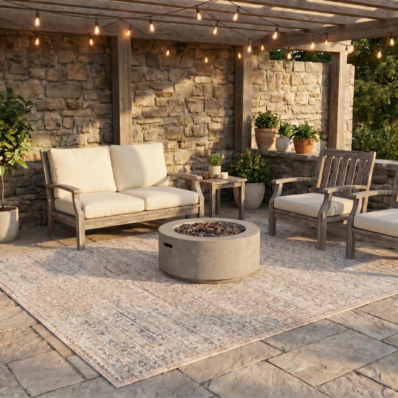 Daphne DP04 Beige Indoor/Outdoor Rug