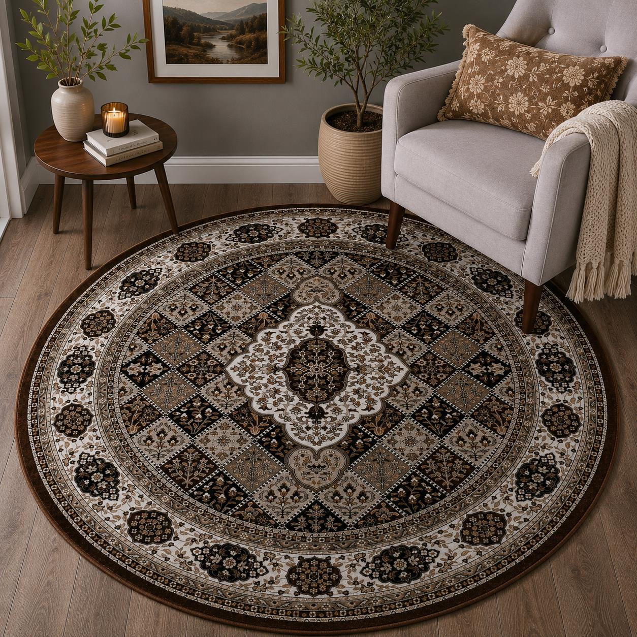 Prime PE18 Brown Area Rug — view 6