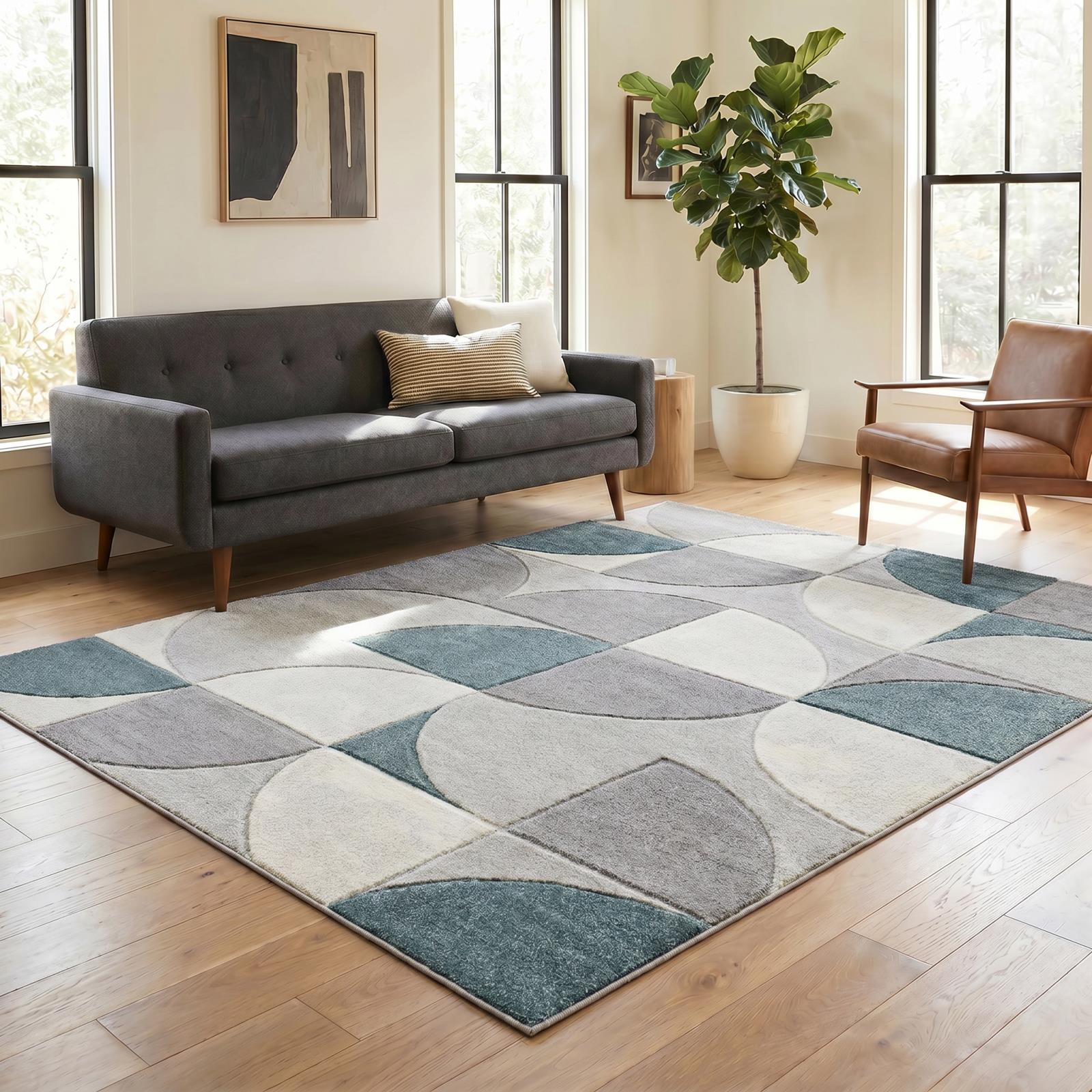 Urben Veil UV01 Gray Area Rug — view 2