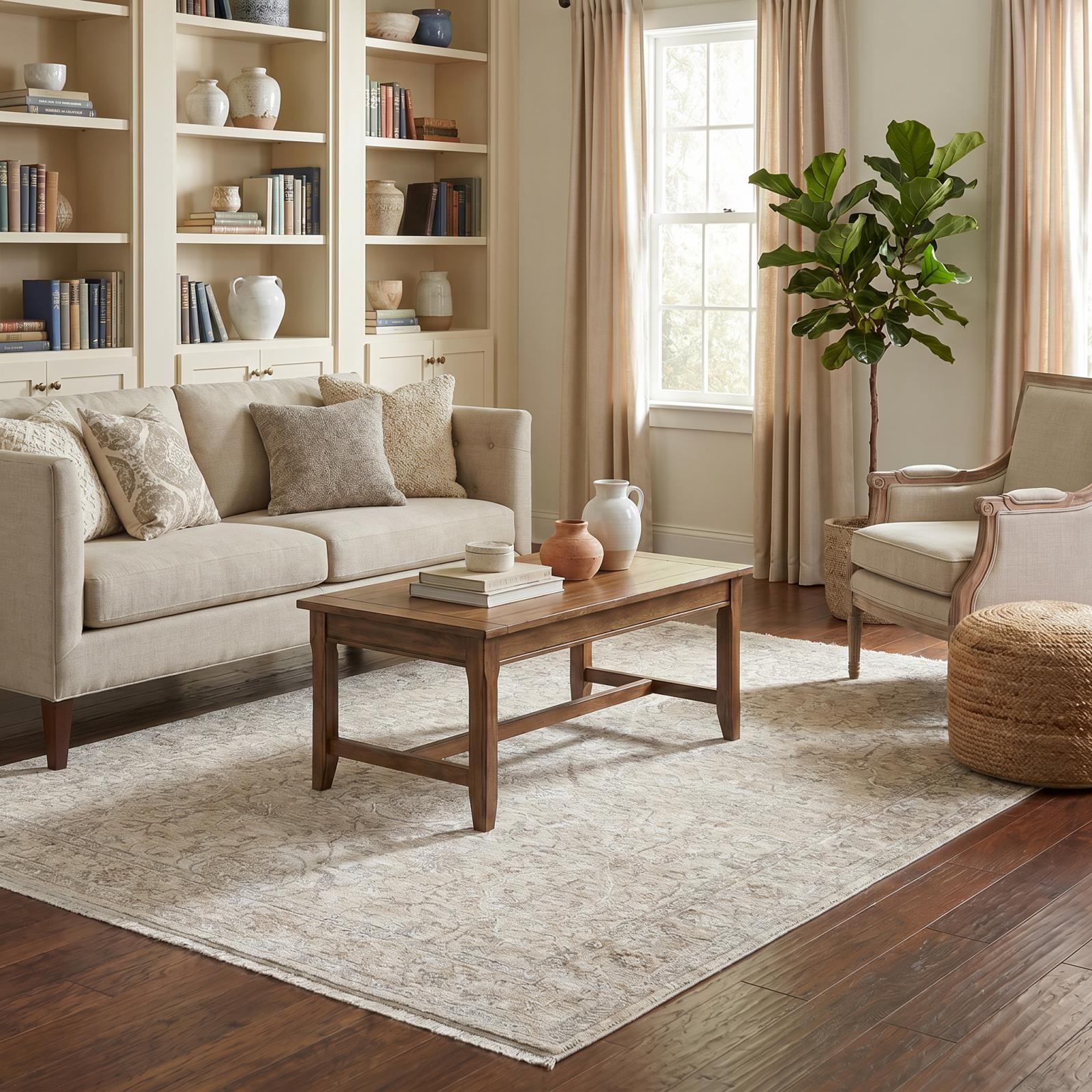 Monaco MA01 Beige Area Rug