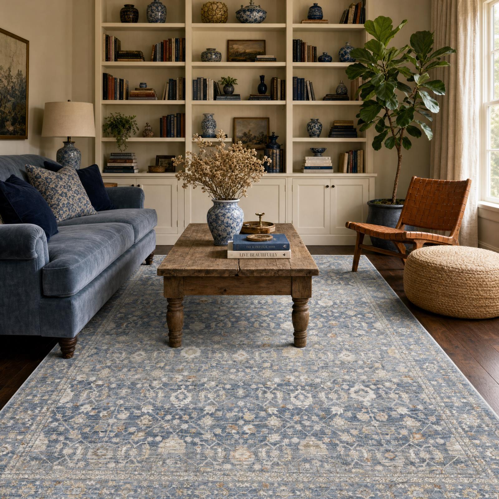 Monaco MA02 Blue Area Rug — view 5