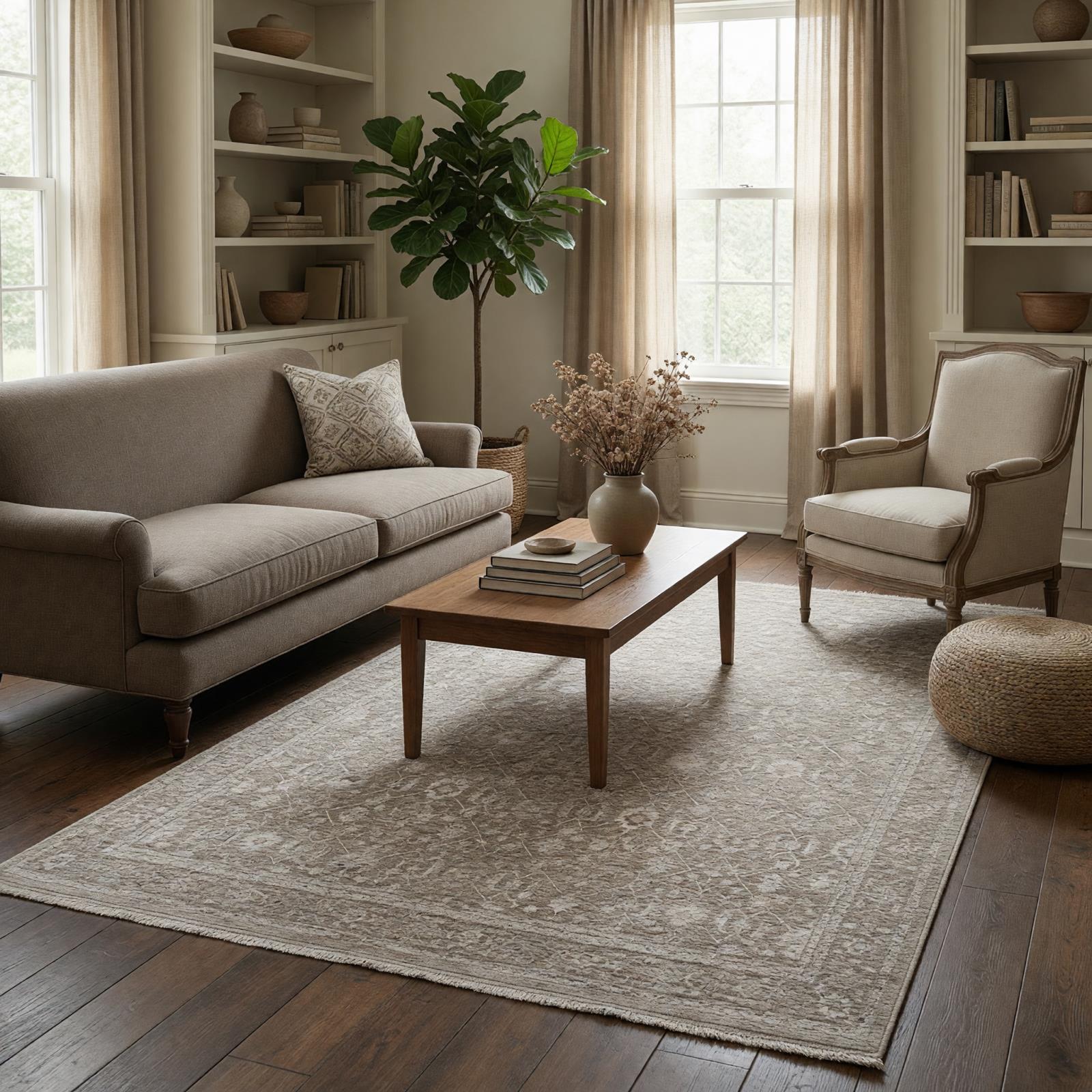 Monaco MA04 Taupe Area Rug