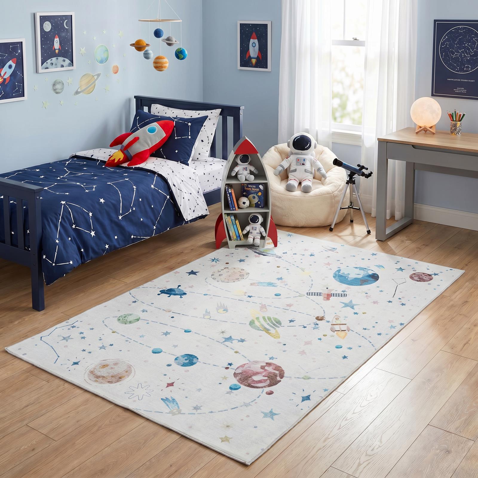 Kids KR04 Ivory Area Rug