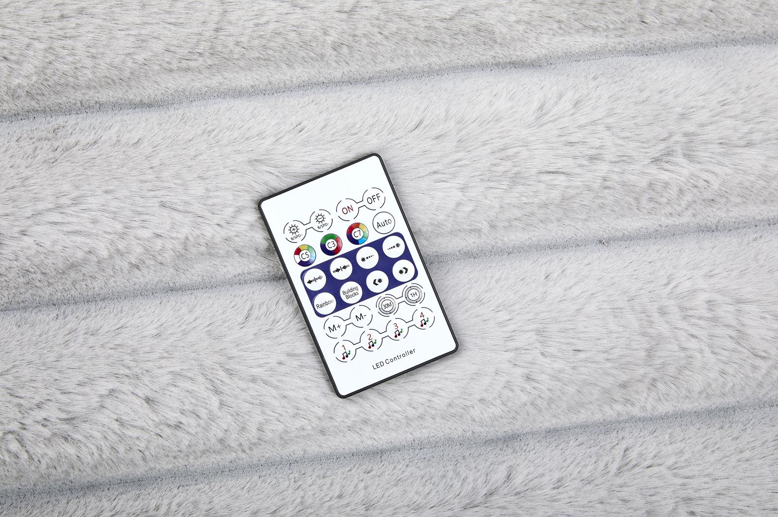 L.E.D LED02 Silver Gray Area Rug — view 3