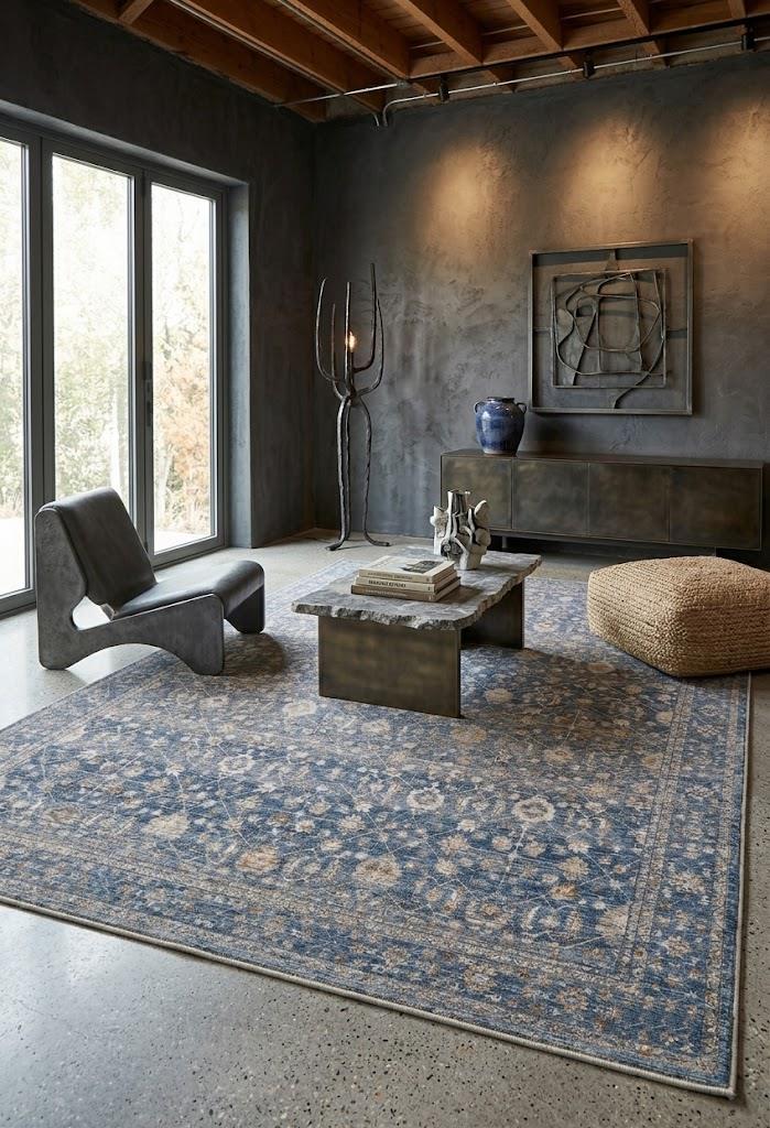 Monaco MA02 Blue Area Rug — view 6