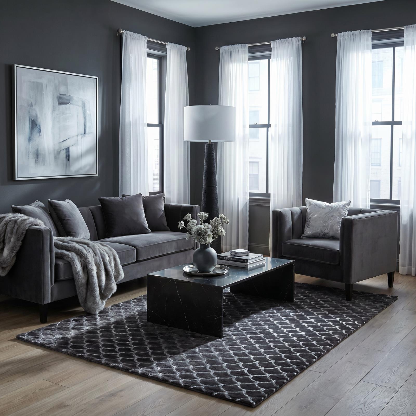 Chryso CH07 Brown Shag Rug