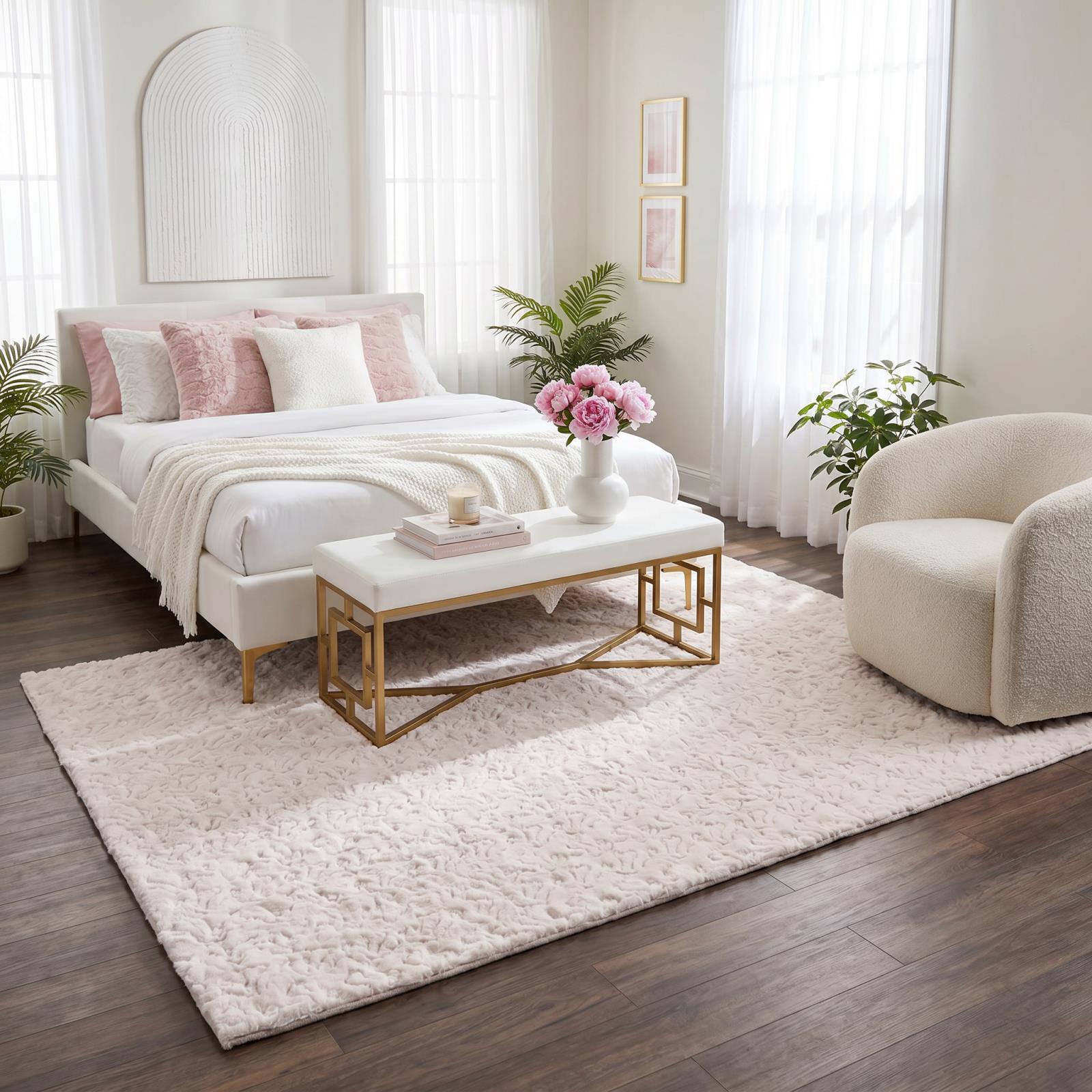 Chryso CH11 Pink Shag Rug