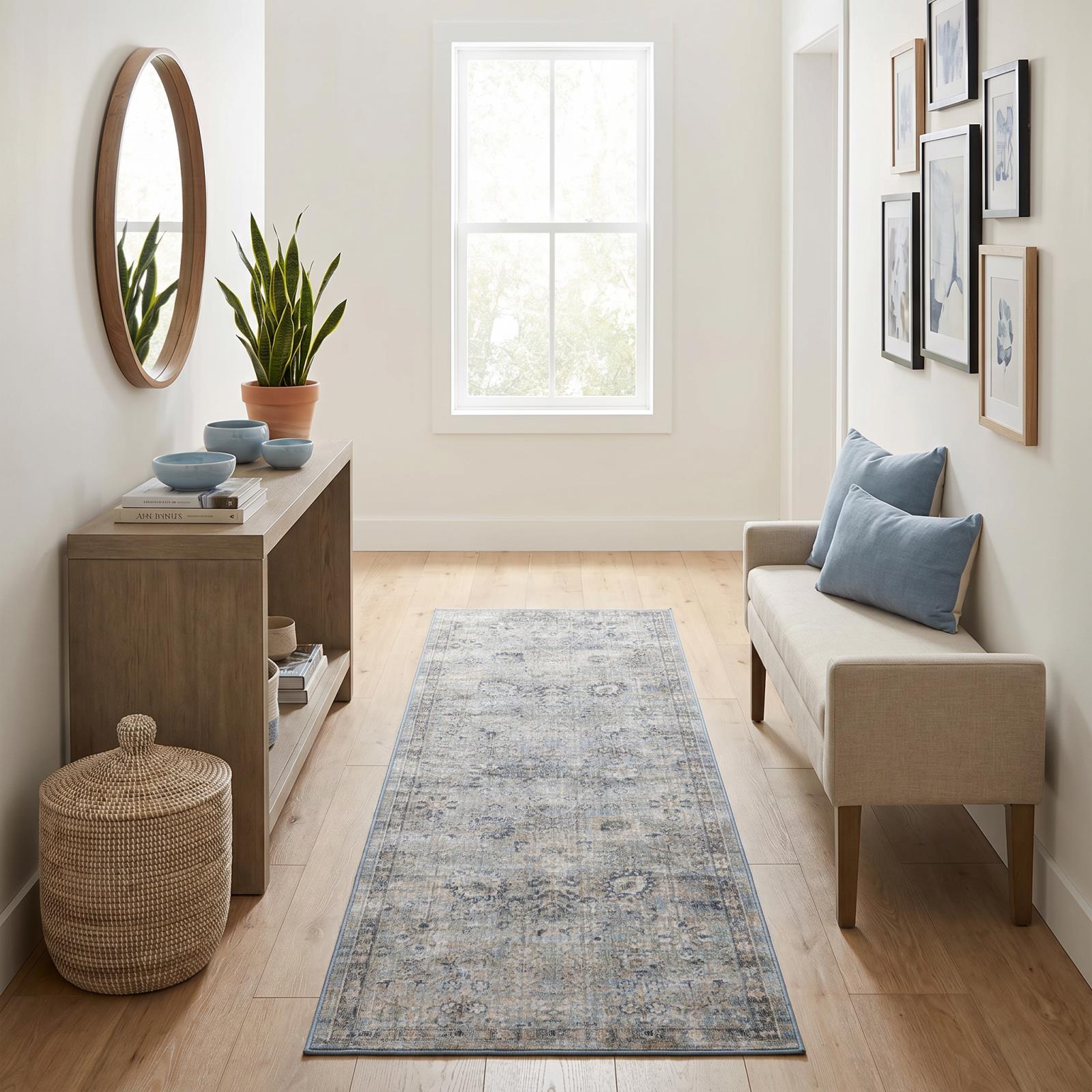 Pure Luxe PL04 Blue Area Rug — view 7