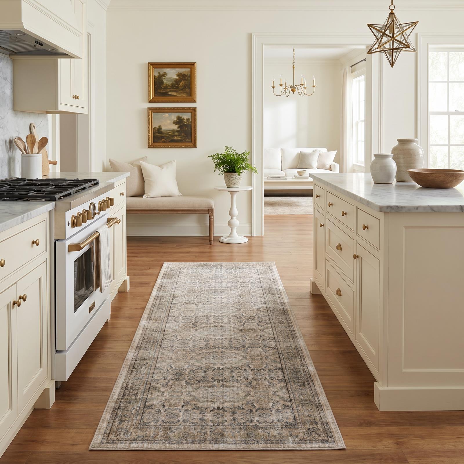 Pure Luxe PL01 Cream Area Rug — view 8