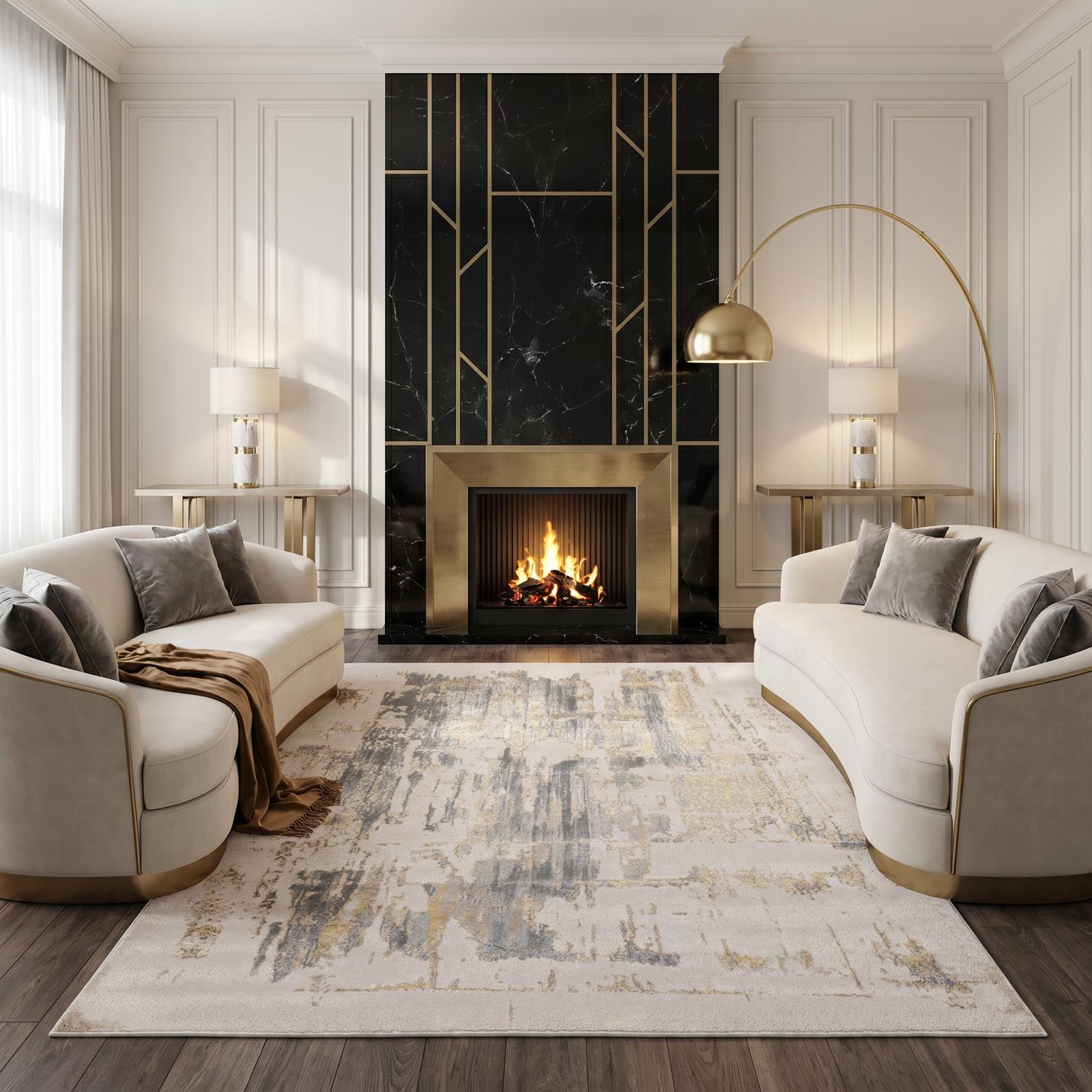 Luxe Line LU01 Birch Area Rug