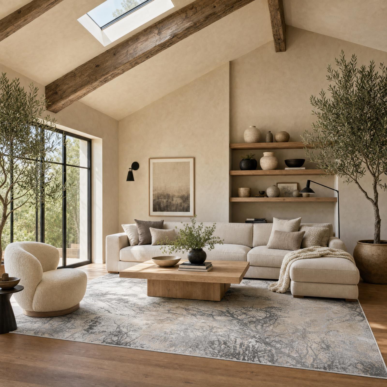 Bowman BM01 Ivory Area Rug