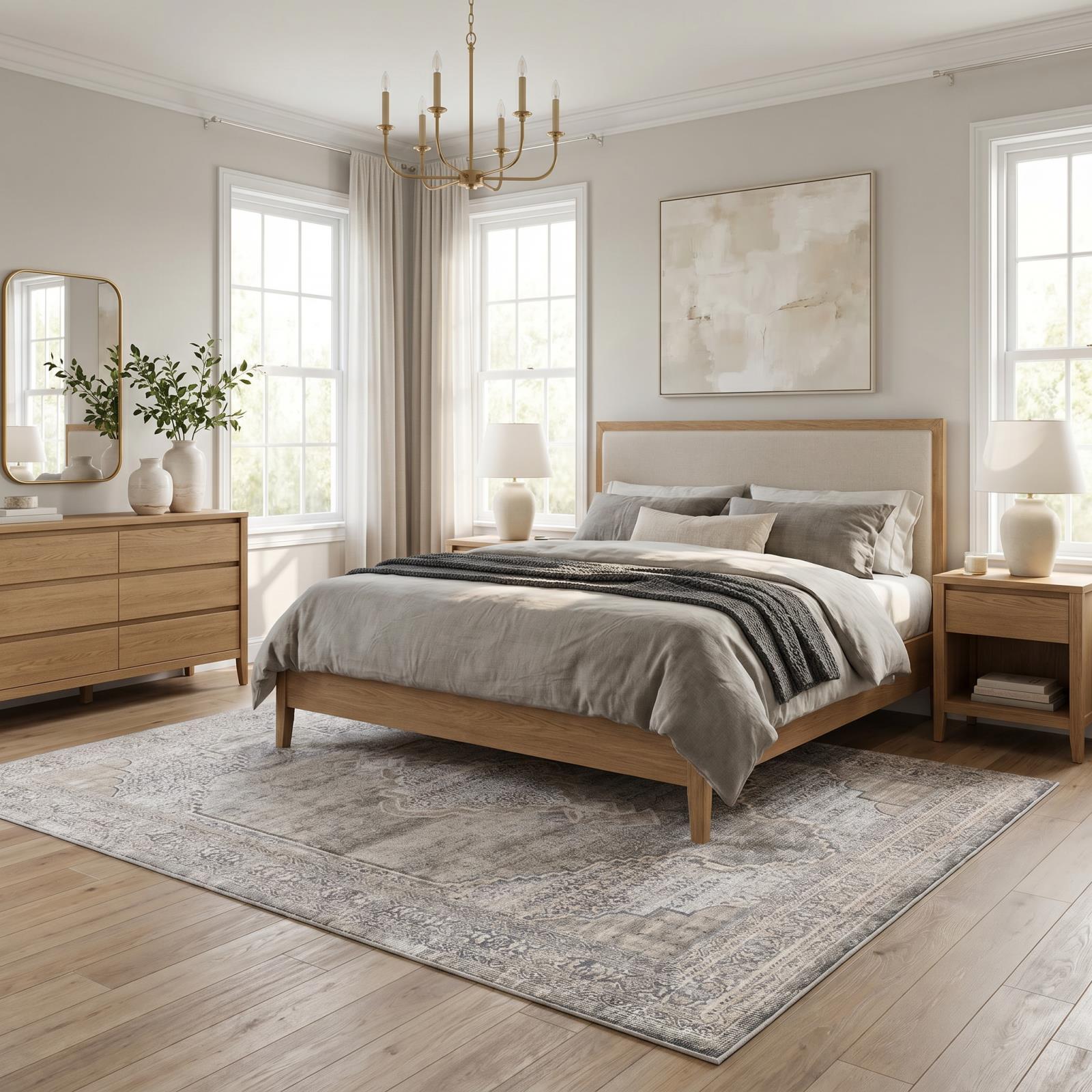 Bowman BM06 Gray Area Rug