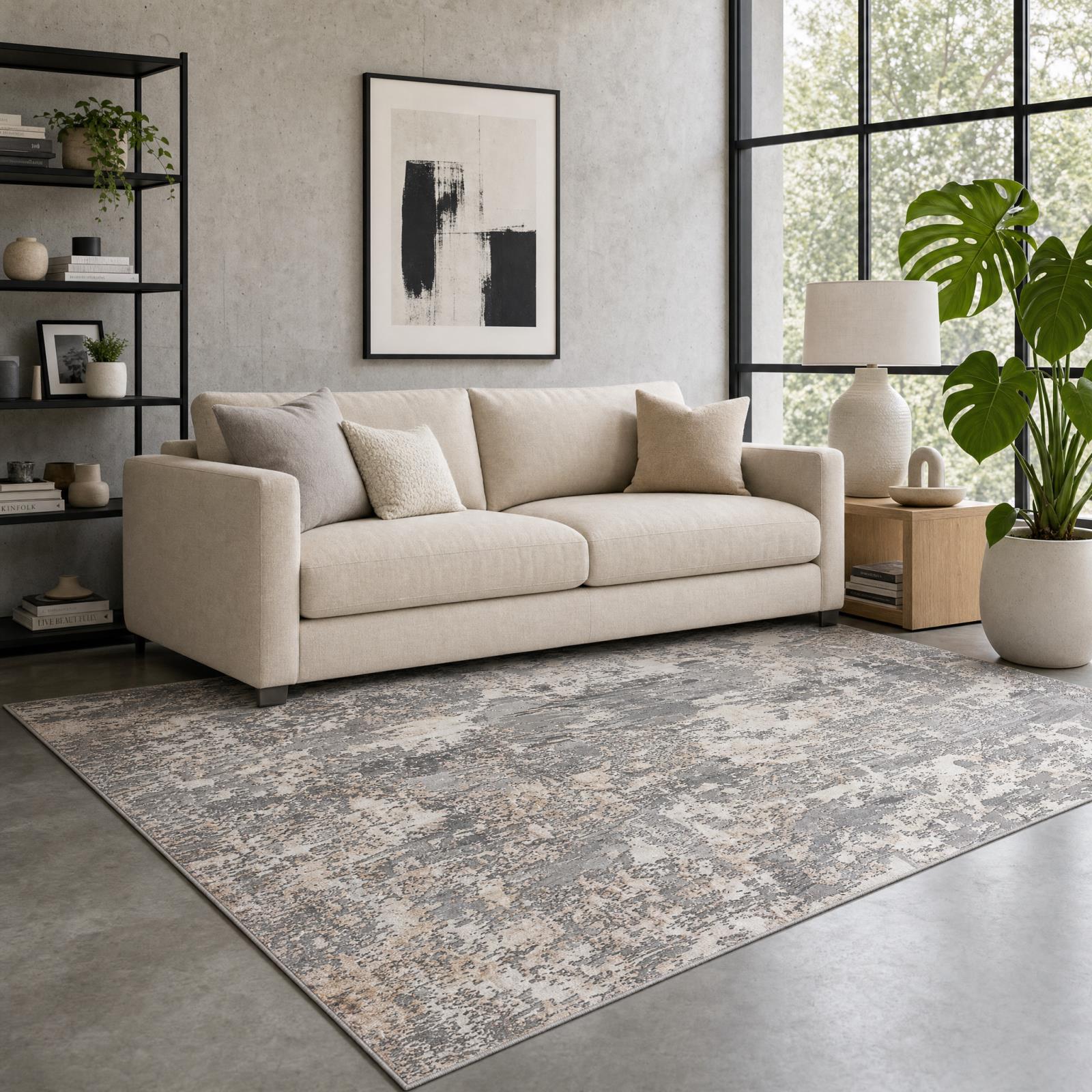 Bowman BM02 Light Gray Area Rug