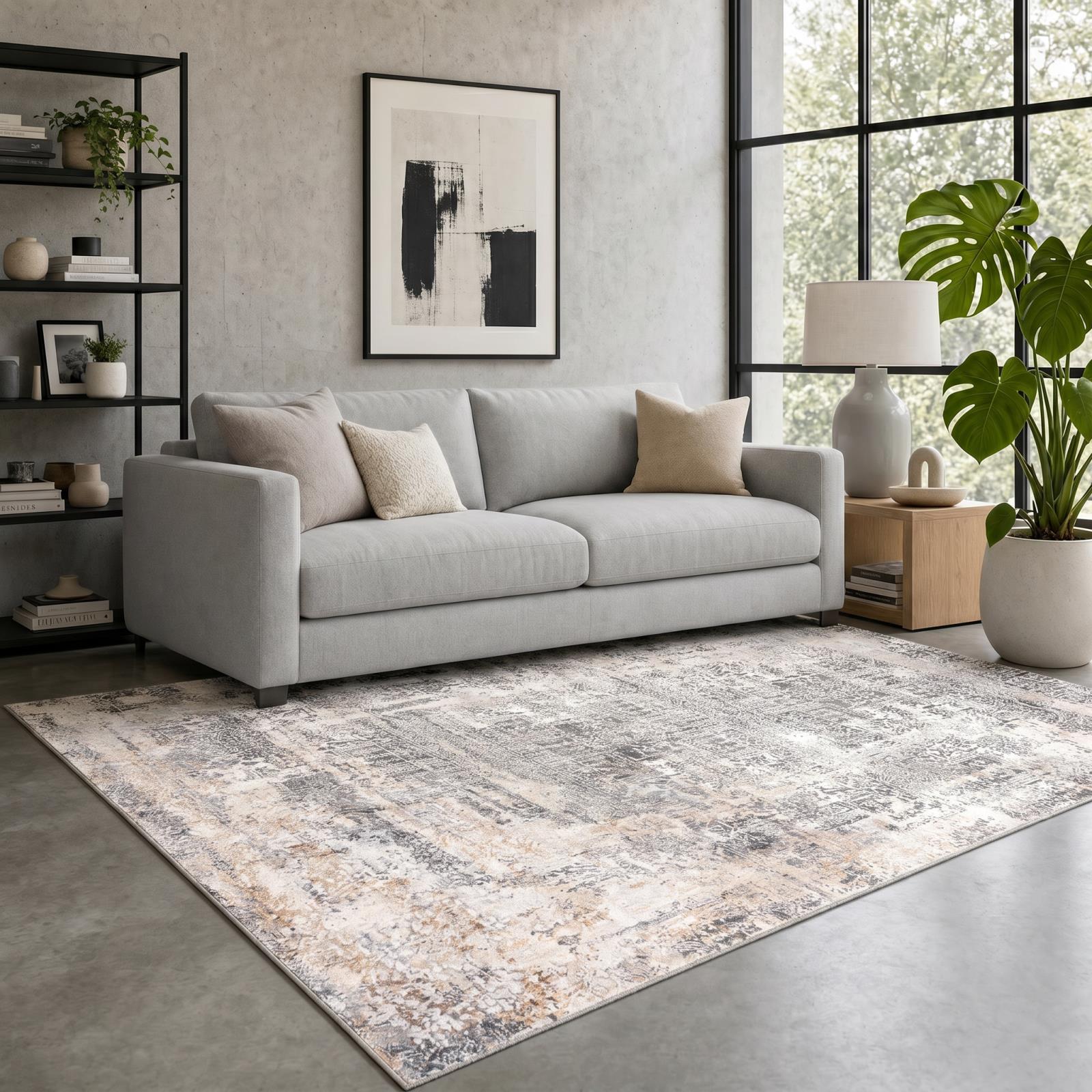 Bowman BM04 Ivory Area Rug