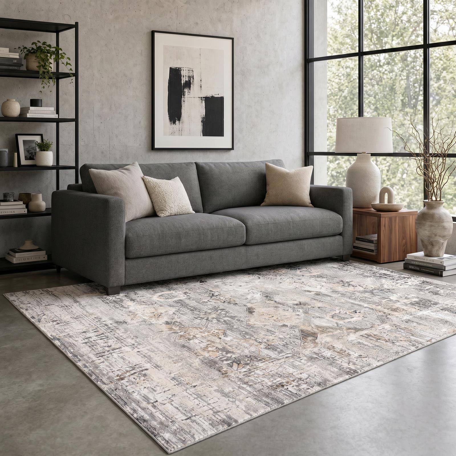 Bowman BM08 Ivory Area Rug