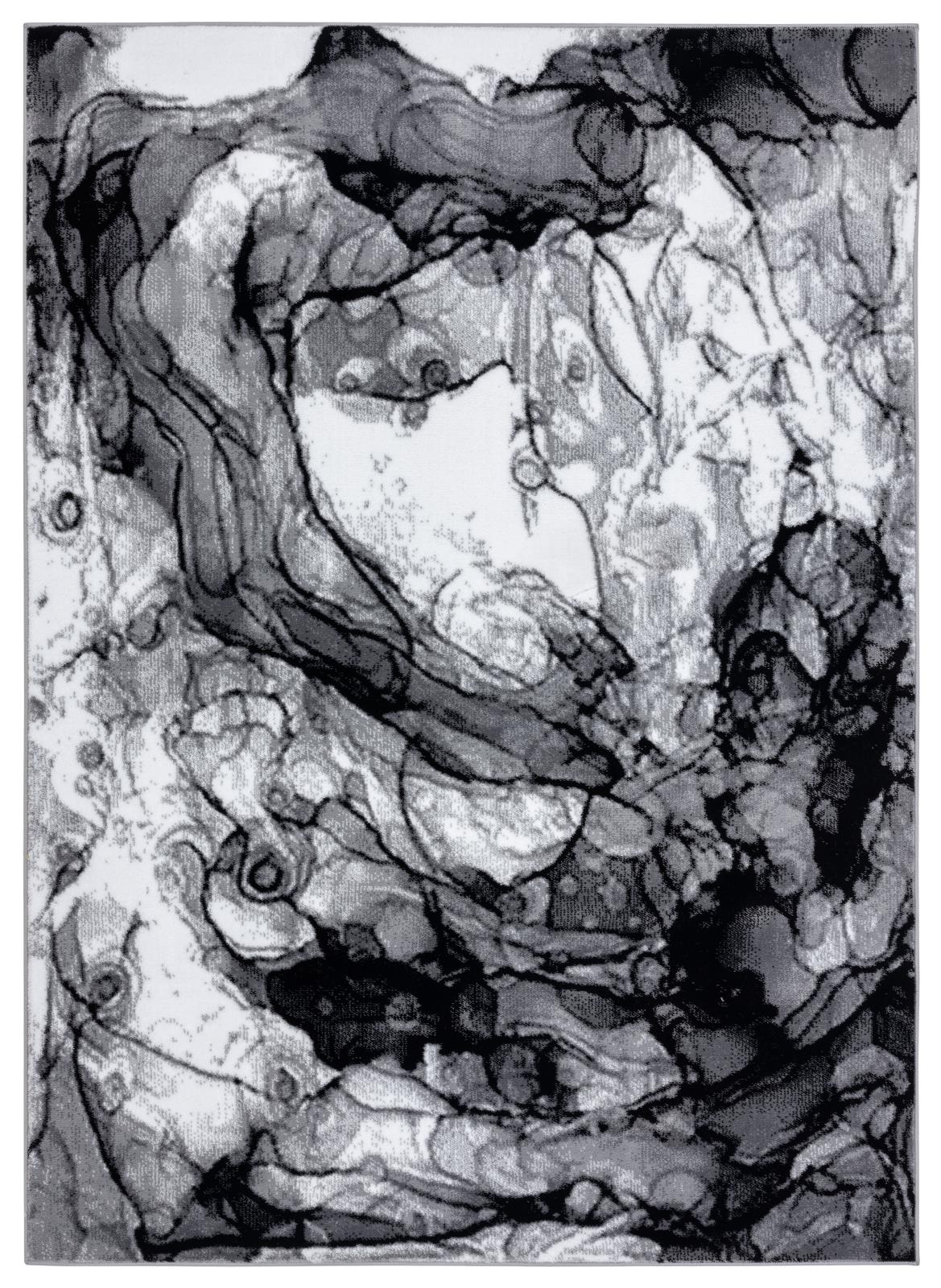 Samos SM08 Black Area Rug