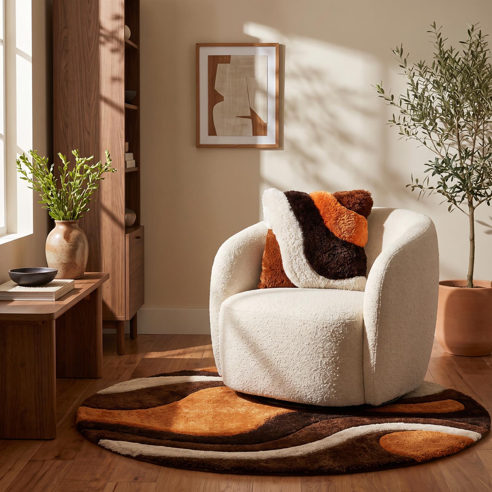 Mateos MS36P Brown Accent Pillow