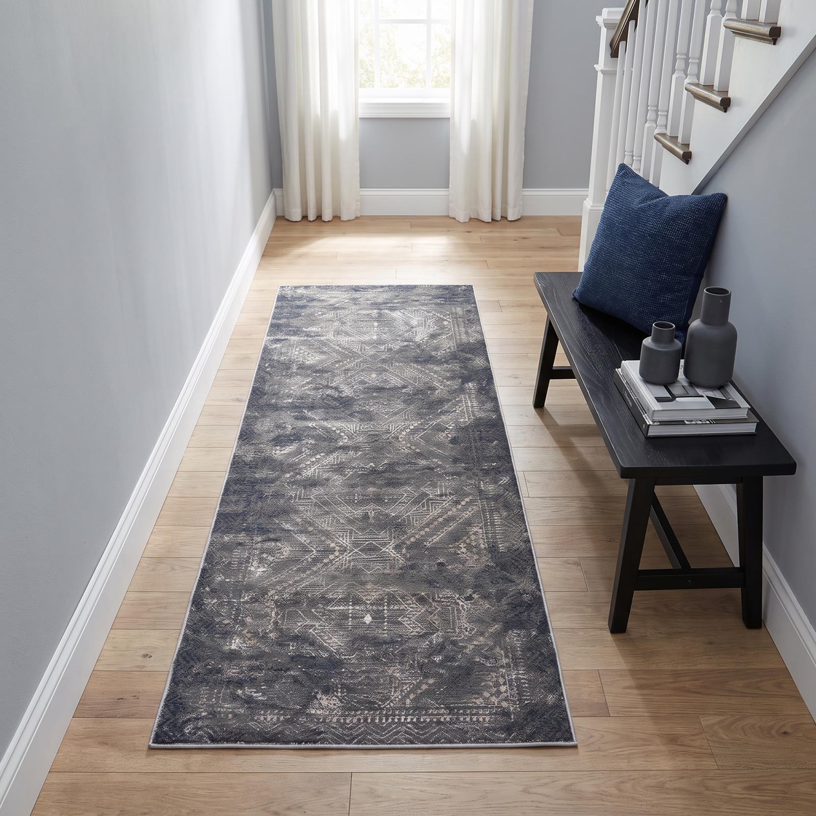 Bowman BM09 Charcoal Gray Area Rug — view 10