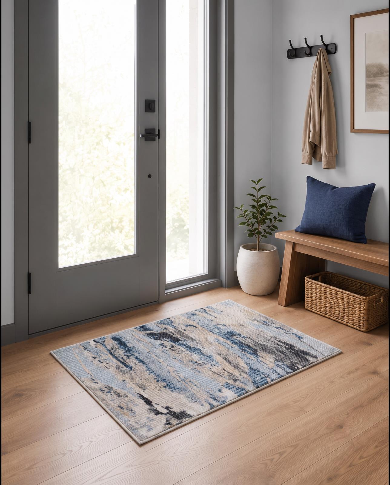Aura Luxe AU04 Blue Area Rug — view 9