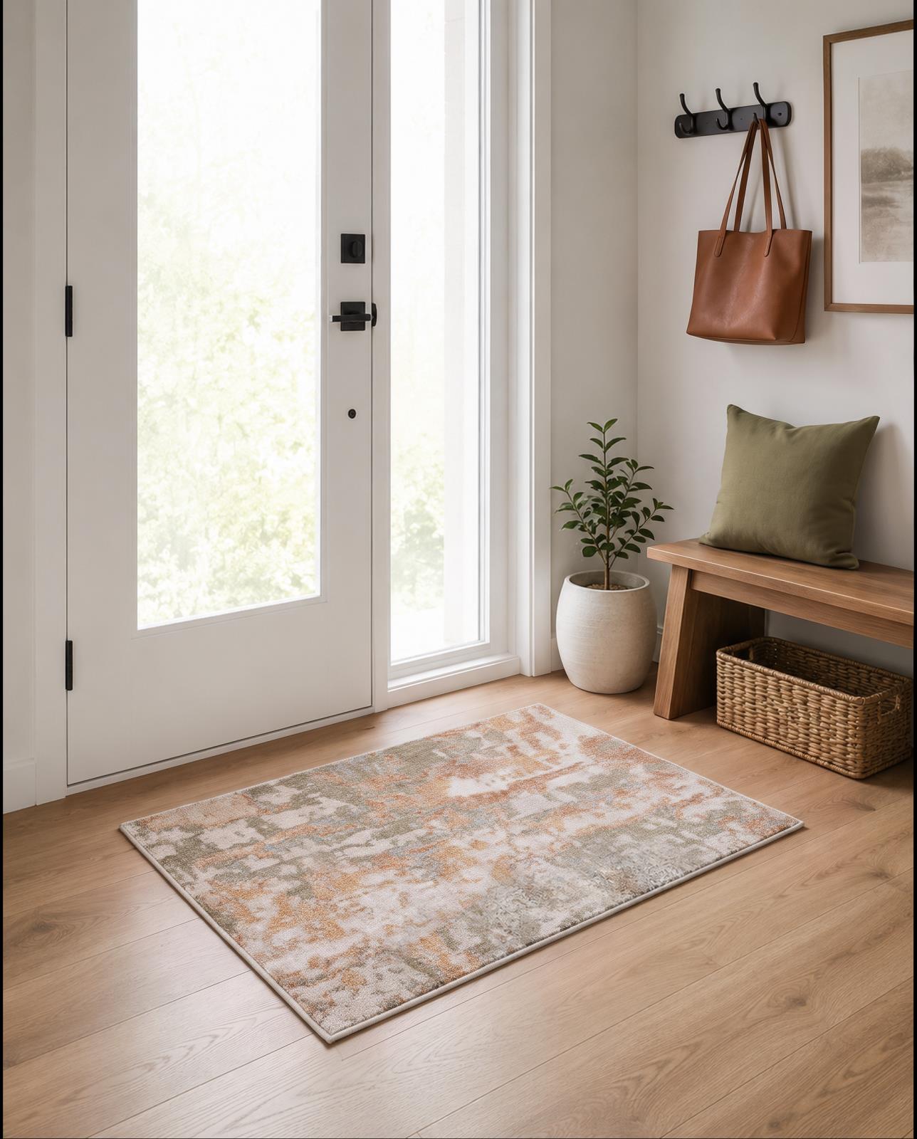 Roma RM02 Beige Area Rug — view 9