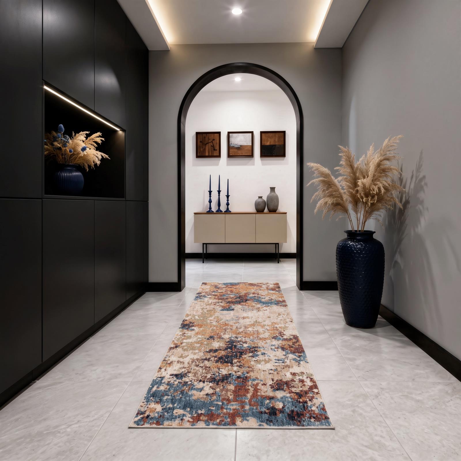 Roma RM04 Beige Area Rug — view 7