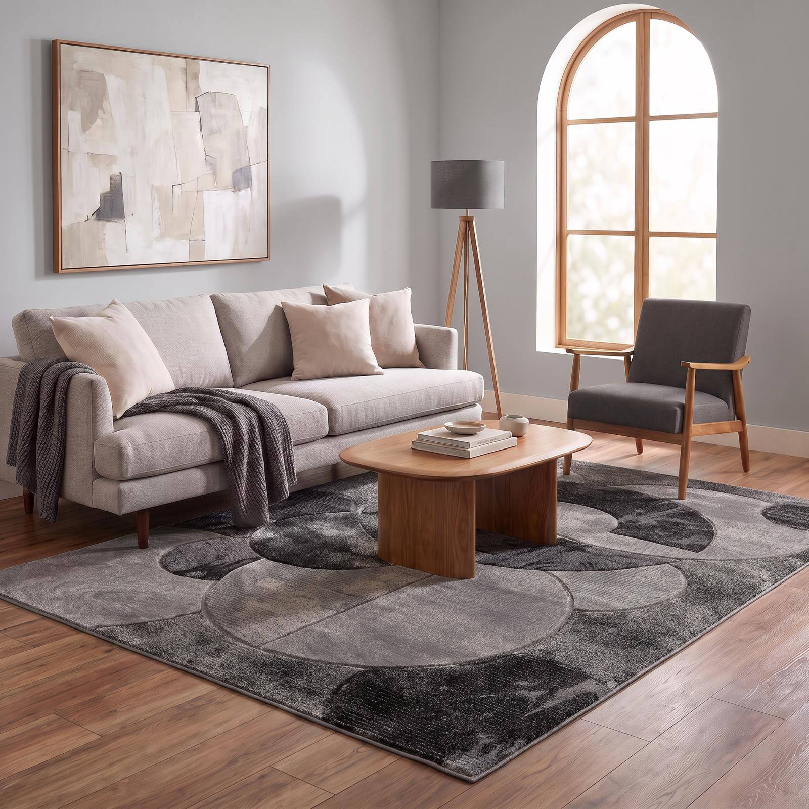 Alexia AX03 Gray Area Rug