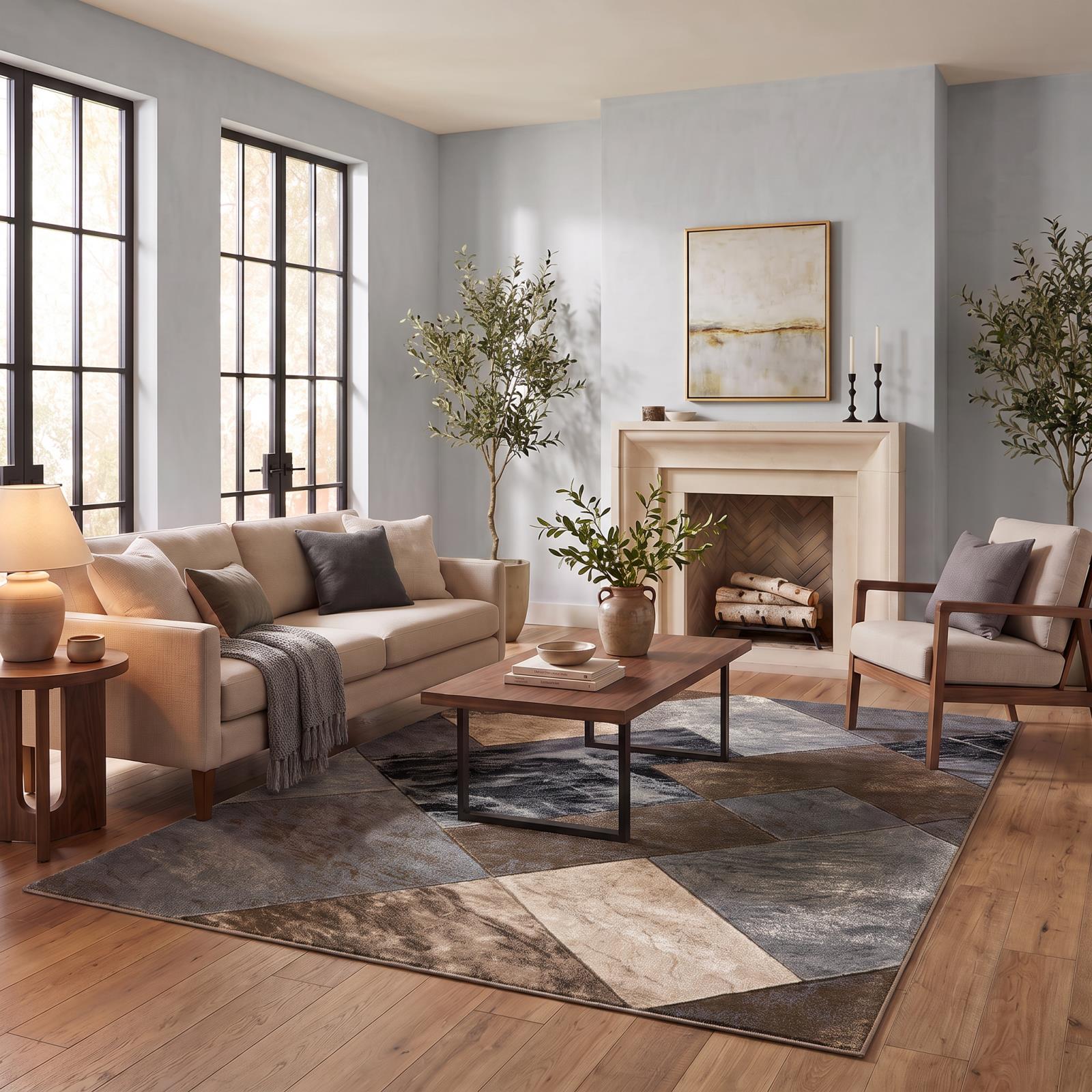 Alexia AX07 Gray Area Rug