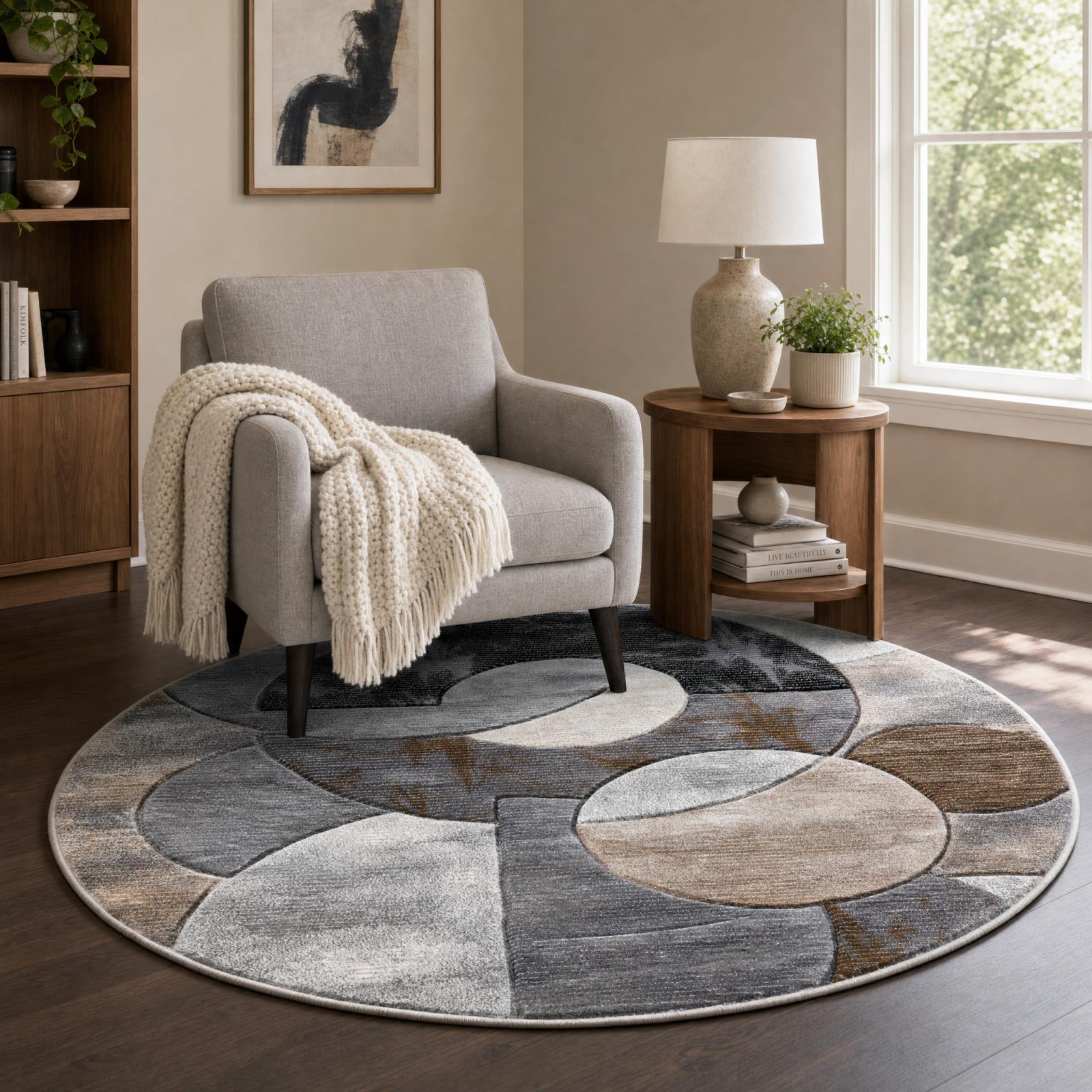 Alexia AX01 Brown Area Rug — view 8