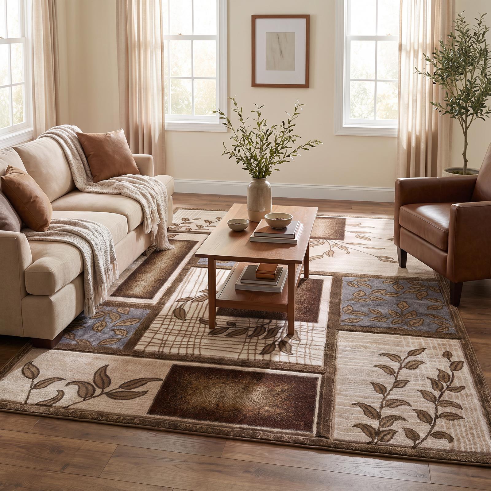 Alexia AX11 Beige Area Rug