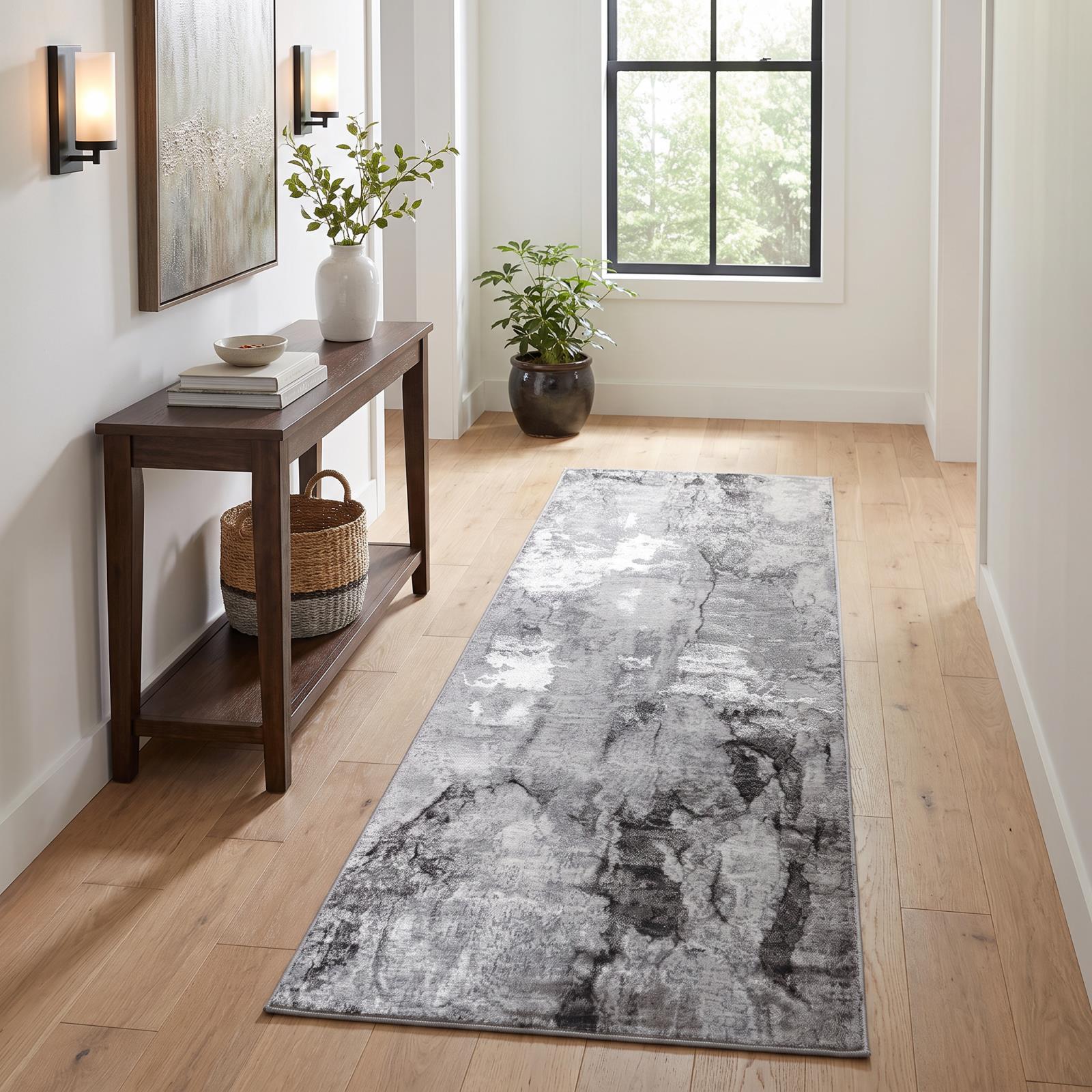 Hania HN01 Silver Gray Area Rug — view 9