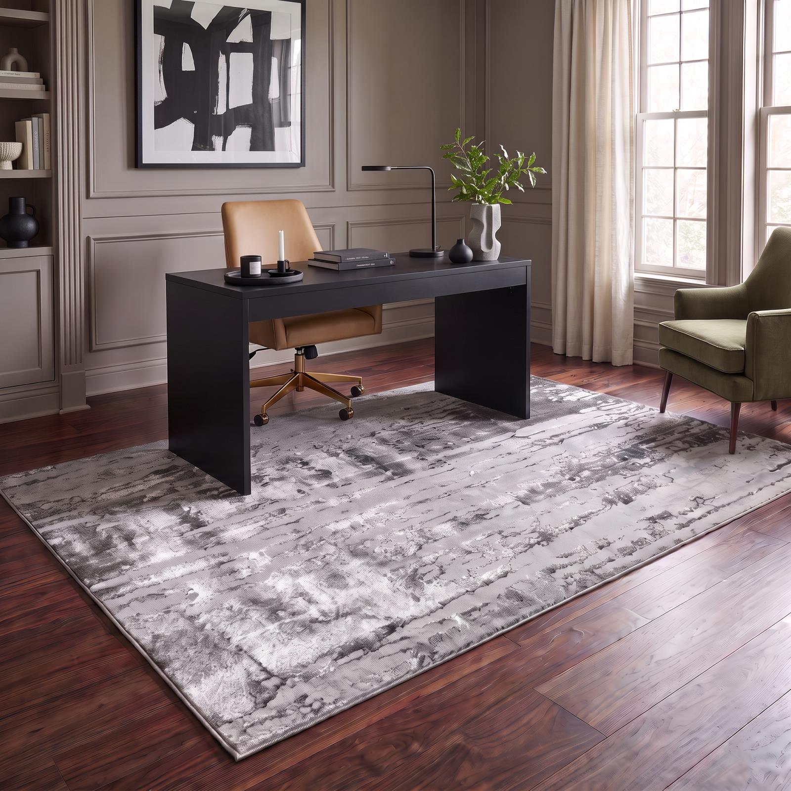 Hania HN03 Light Gray Area Rug — view 2