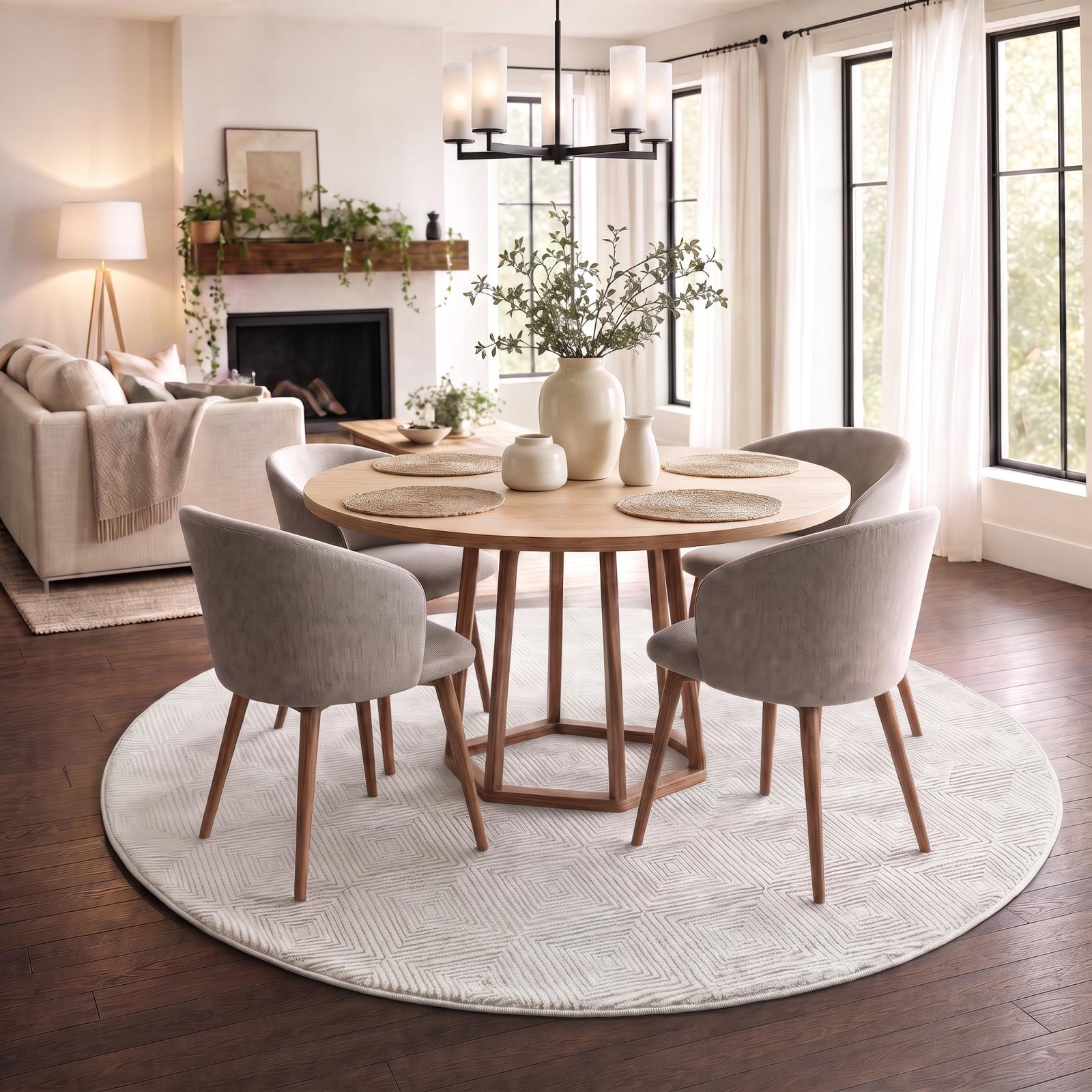 Omari OM16 Ivory Area Rug — view 8