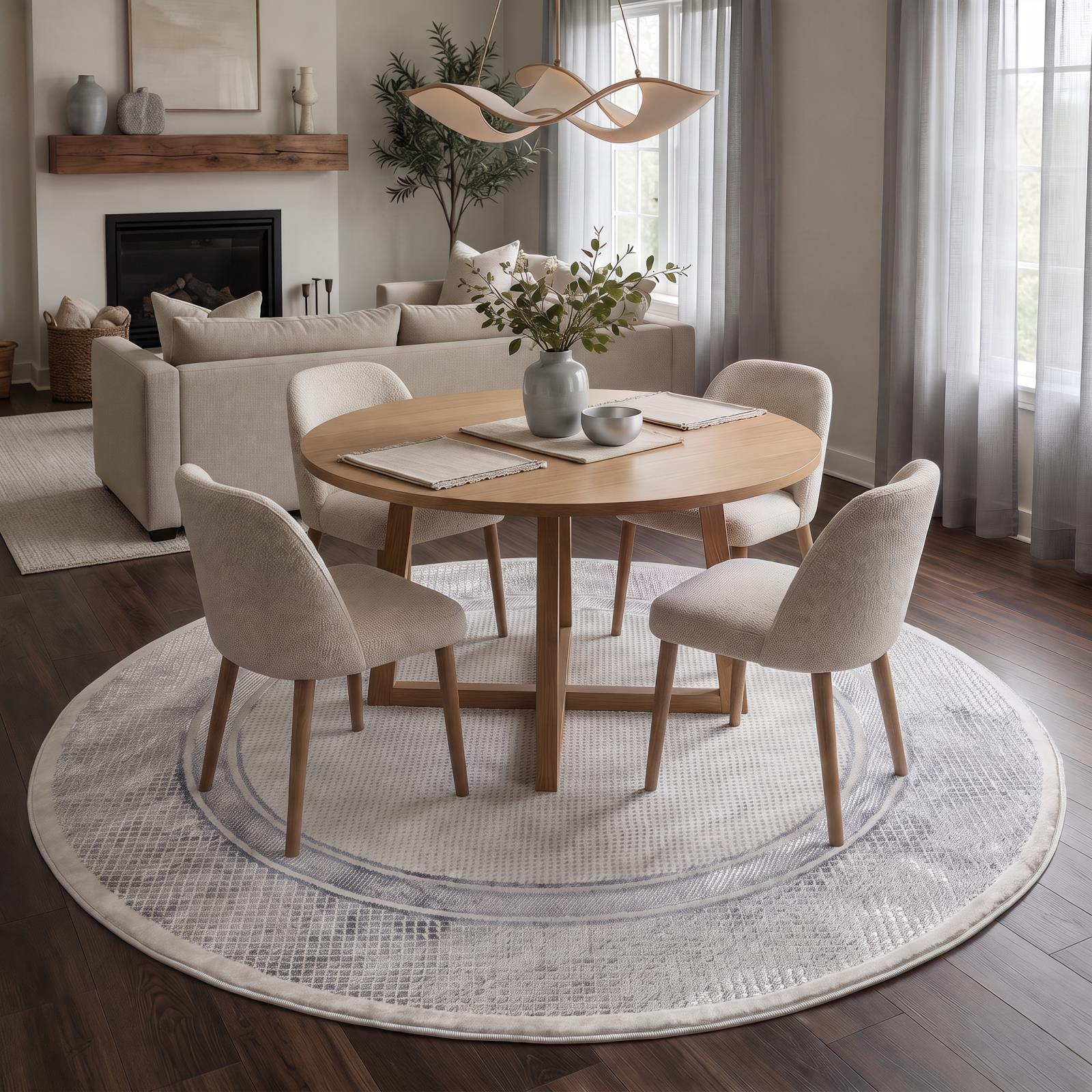 Omari OM12 Light Gray Area Rug — view 7