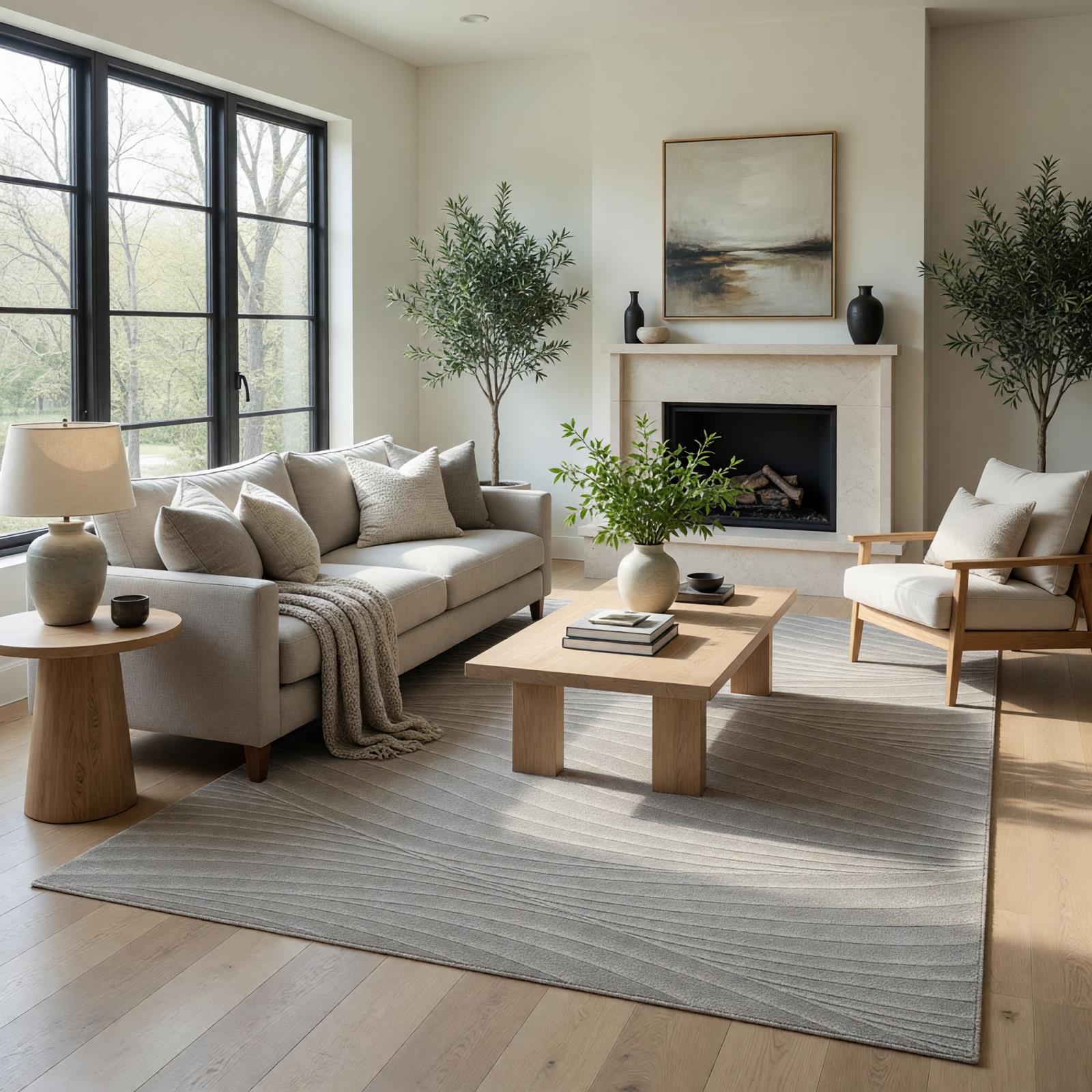 Omari OM09 Gray Area Rug