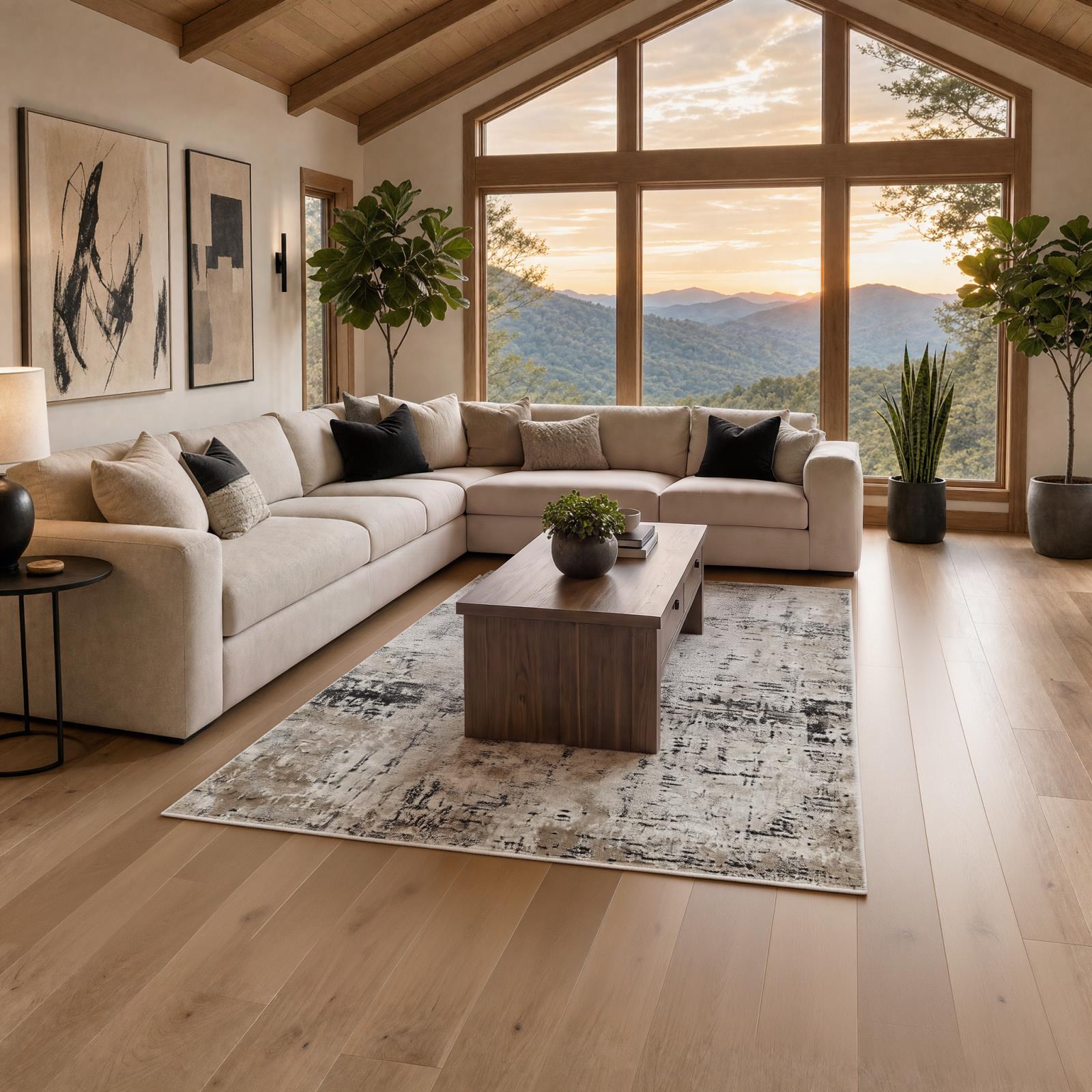 Omari OM05 Ivory Area Rug