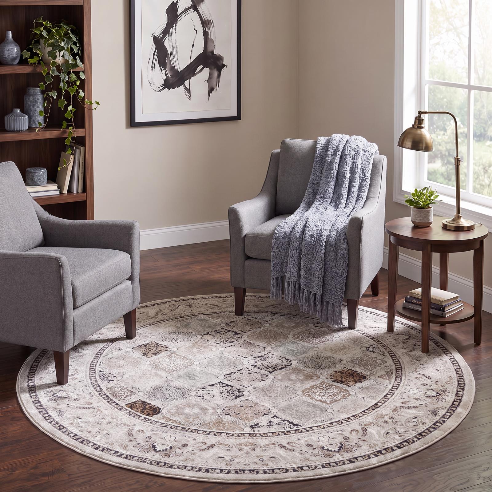 Omari OM01 Cream Area Rug — view 9