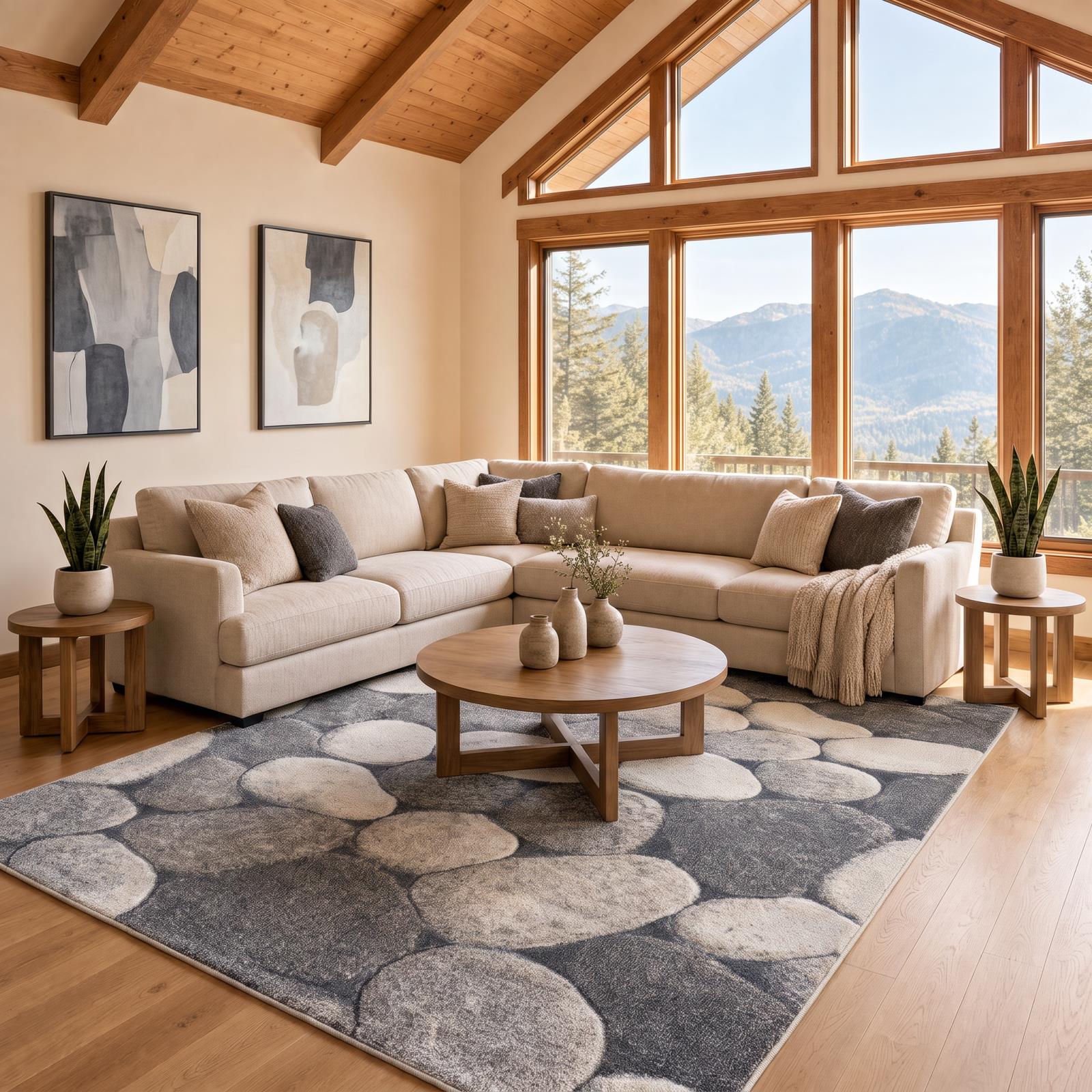 Fresco FR06 Brown Area Rug