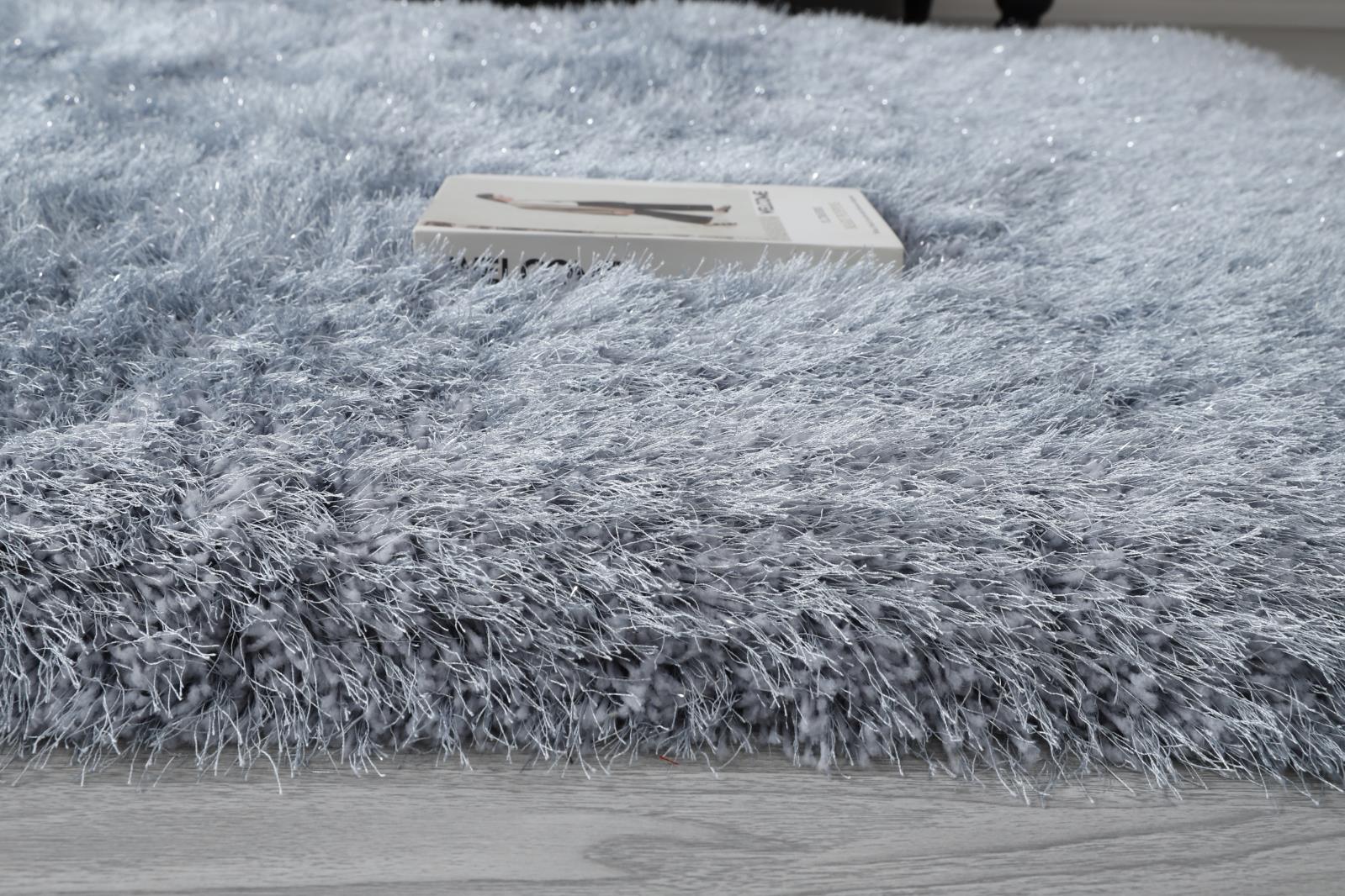 Manhattan MH01 Gray Shag Rug — view 5
