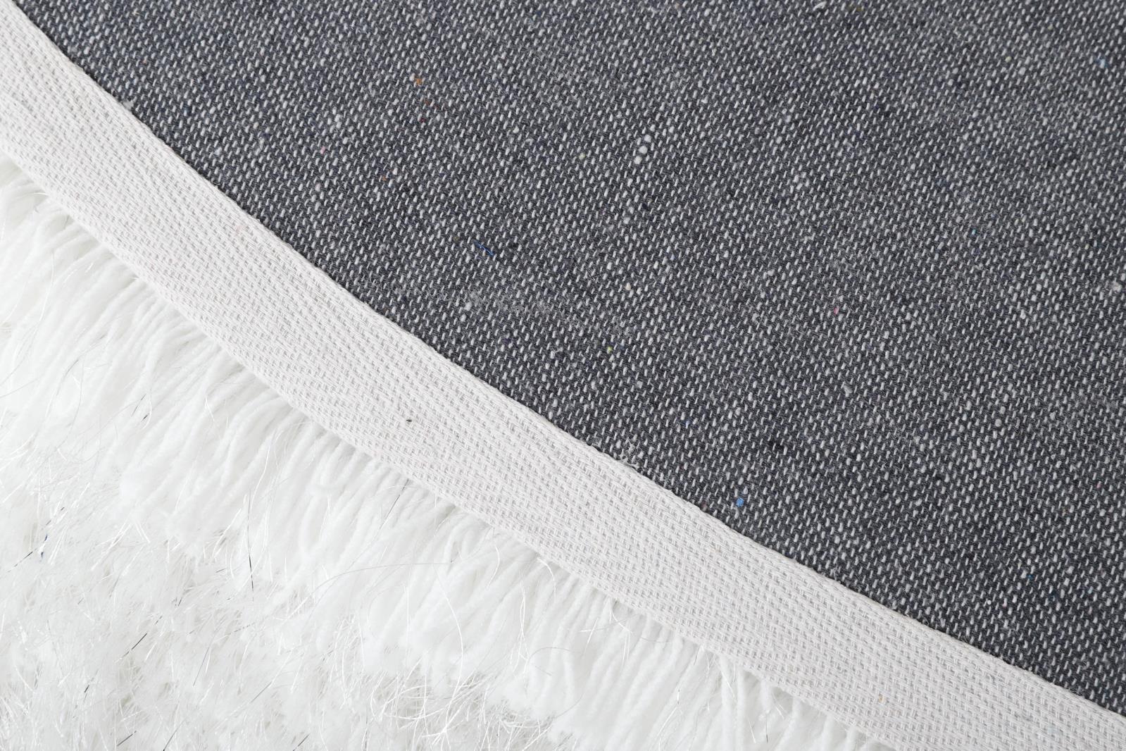 Manhattan MH02 White Shag Rug — view 6