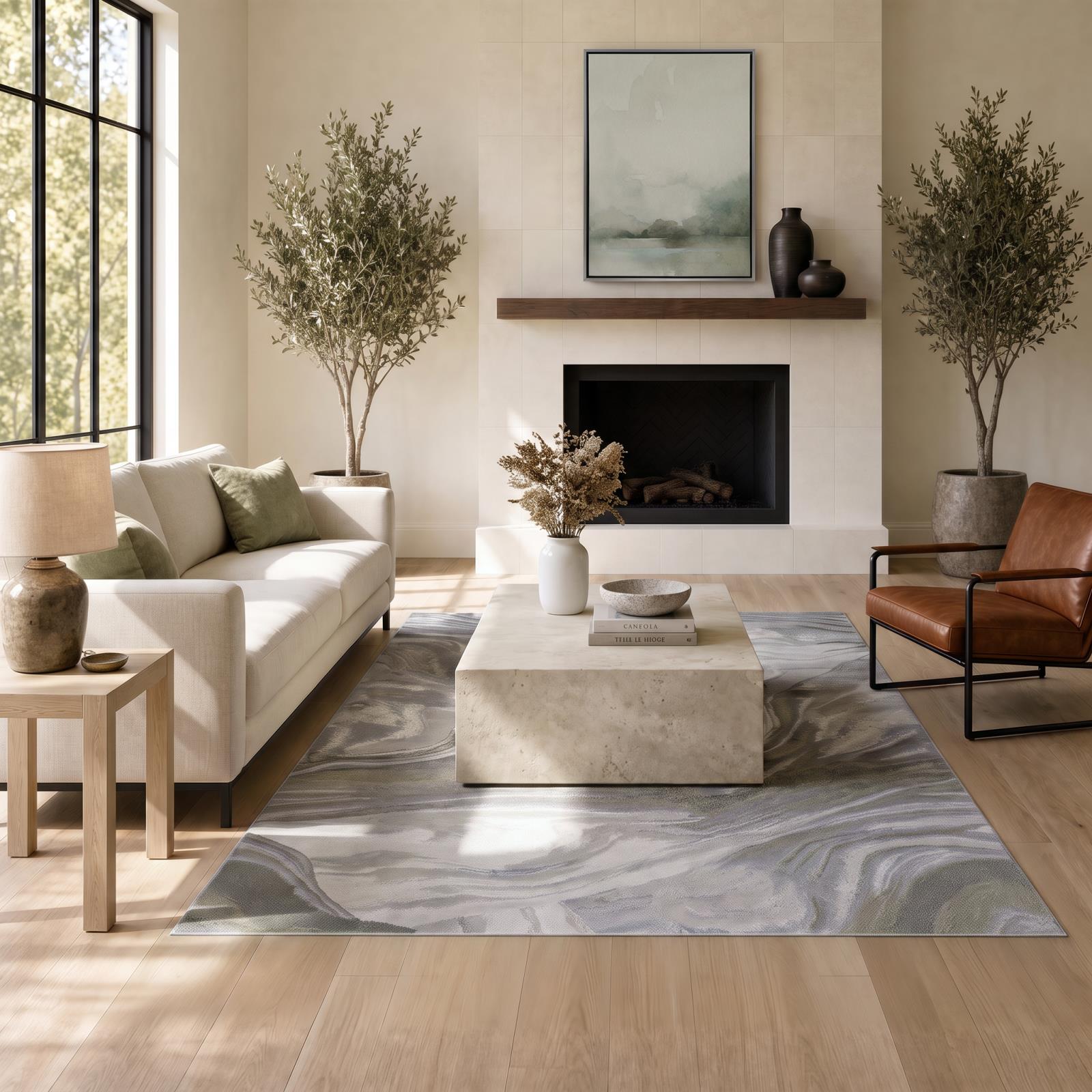 Tongo TG04 Gray Area Rug