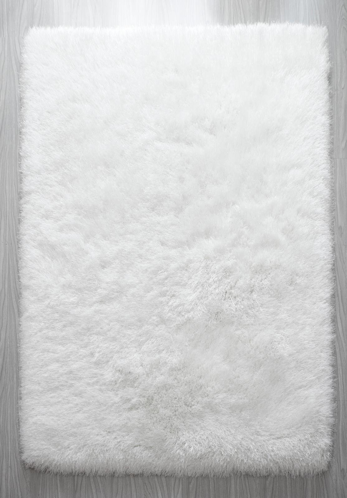 Manhattan MH02 White Shag Rug